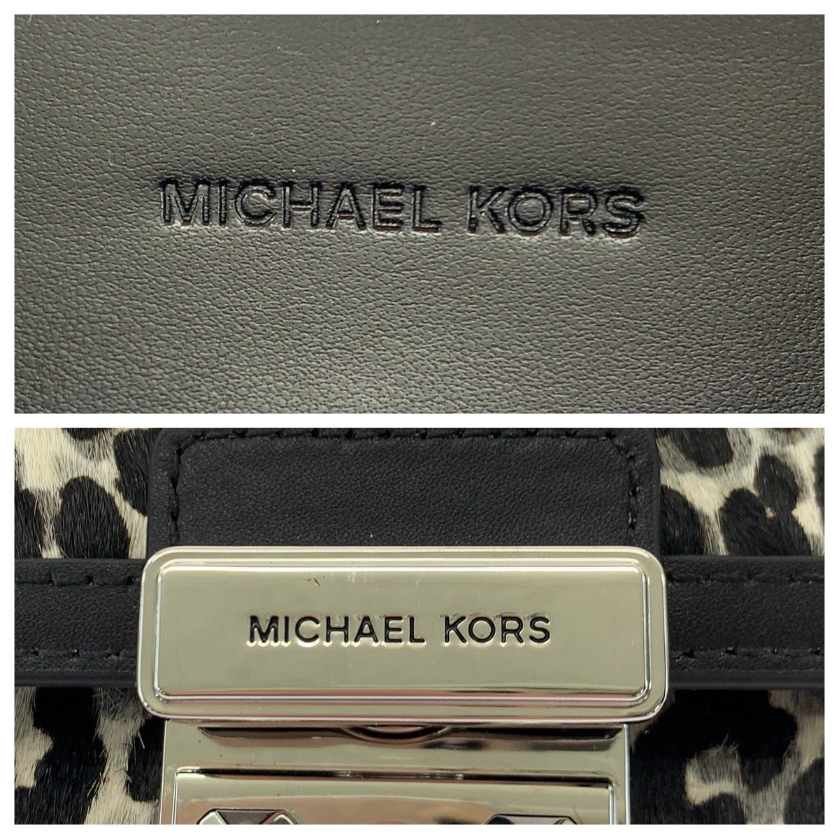 17841
Michael Kors マイケルコース ハラコ レオパード柄 ブラック 黒 マルチカラー シルバー金具 ハラコ 32T4S2RC9H ショルダーバッグ ショルダーウォレット  レディース N18