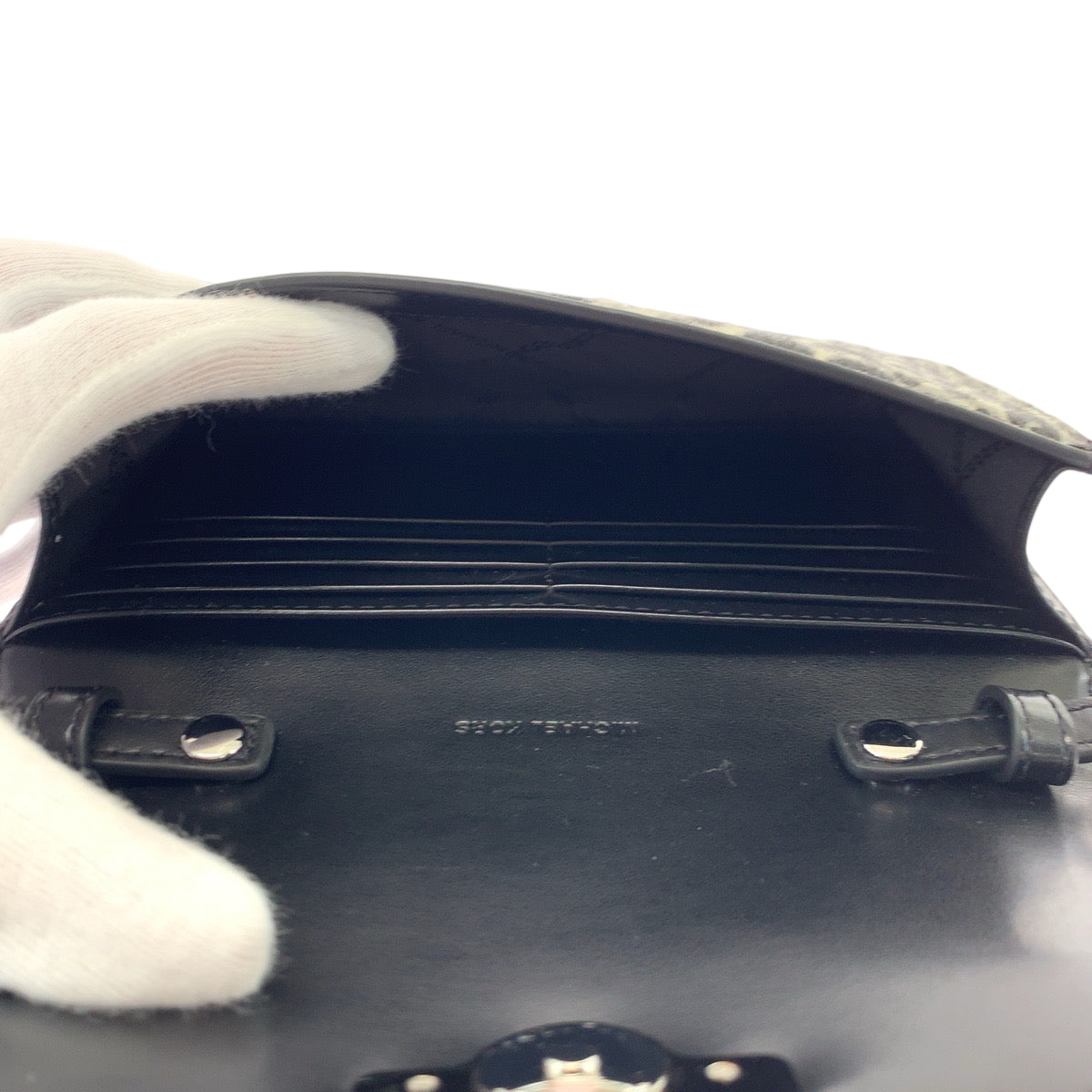 17841
Michael Kors マイケルコース ハラコ レオパード柄 ブラック 黒 マルチカラー シルバー金具 ハラコ 32T4S2RC9H ショルダーバッグ ショルダーウォレット  レディース N18