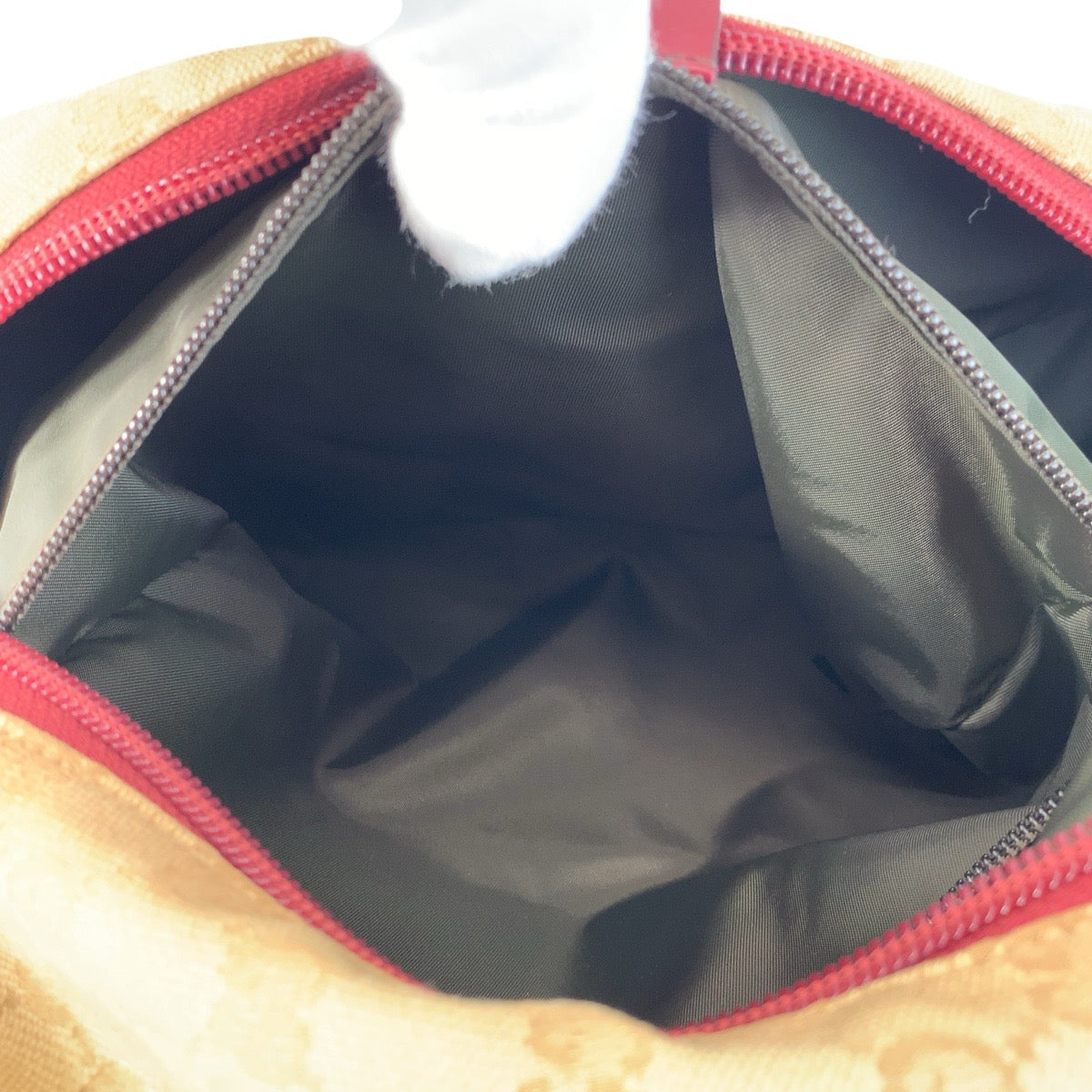 17845
GUCCI グッチ シェリーライン ベージュ ボルドー シルバー金具 GGキャンバス / レザー 153240 ボストンバッグ 男女兼用  レディース ABP62