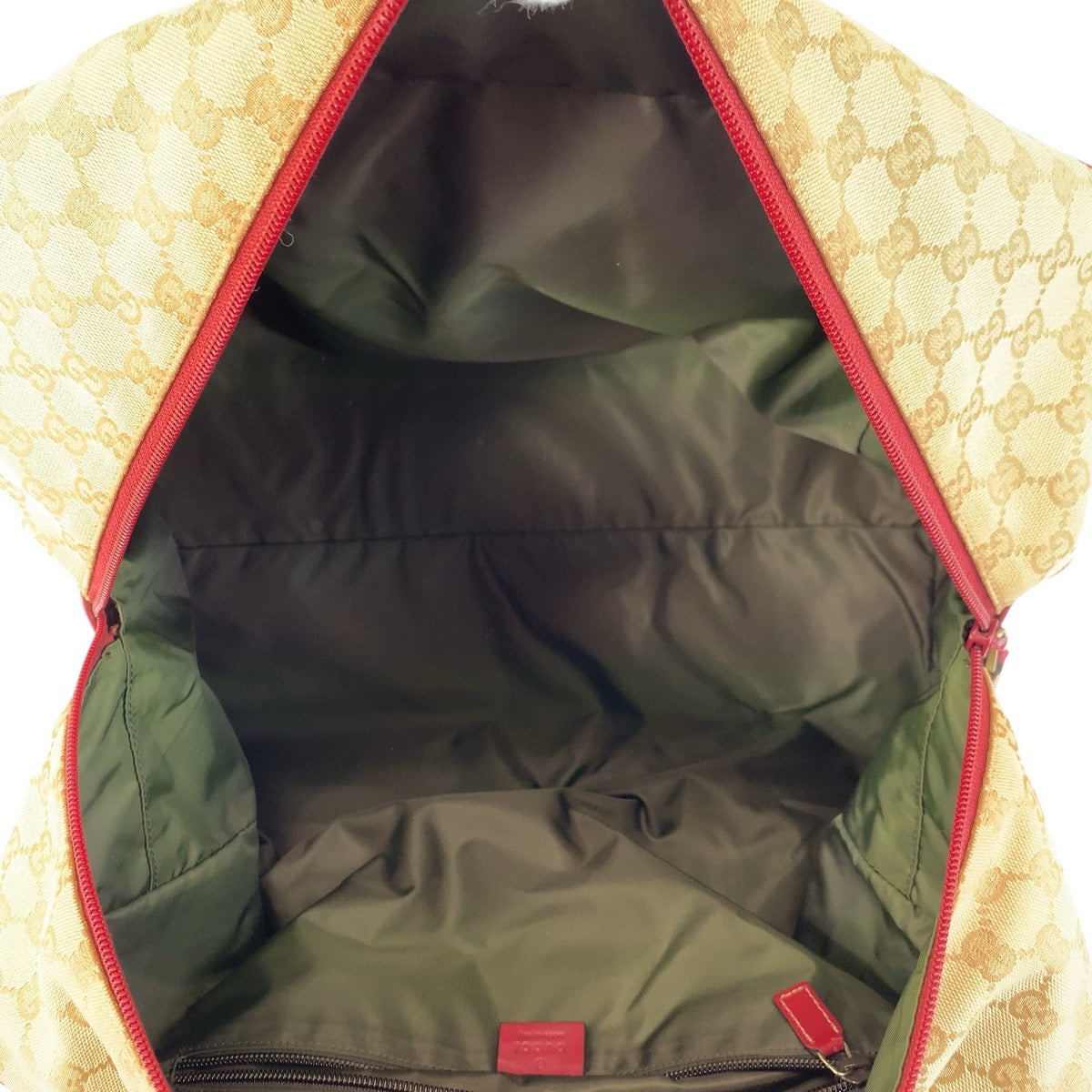 17845
GUCCI グッチ シェリーライン ベージュ ボルドー シルバー金具 GGキャンバス / レザー 153240 ボストンバッグ 男女兼用  レディース ABP62