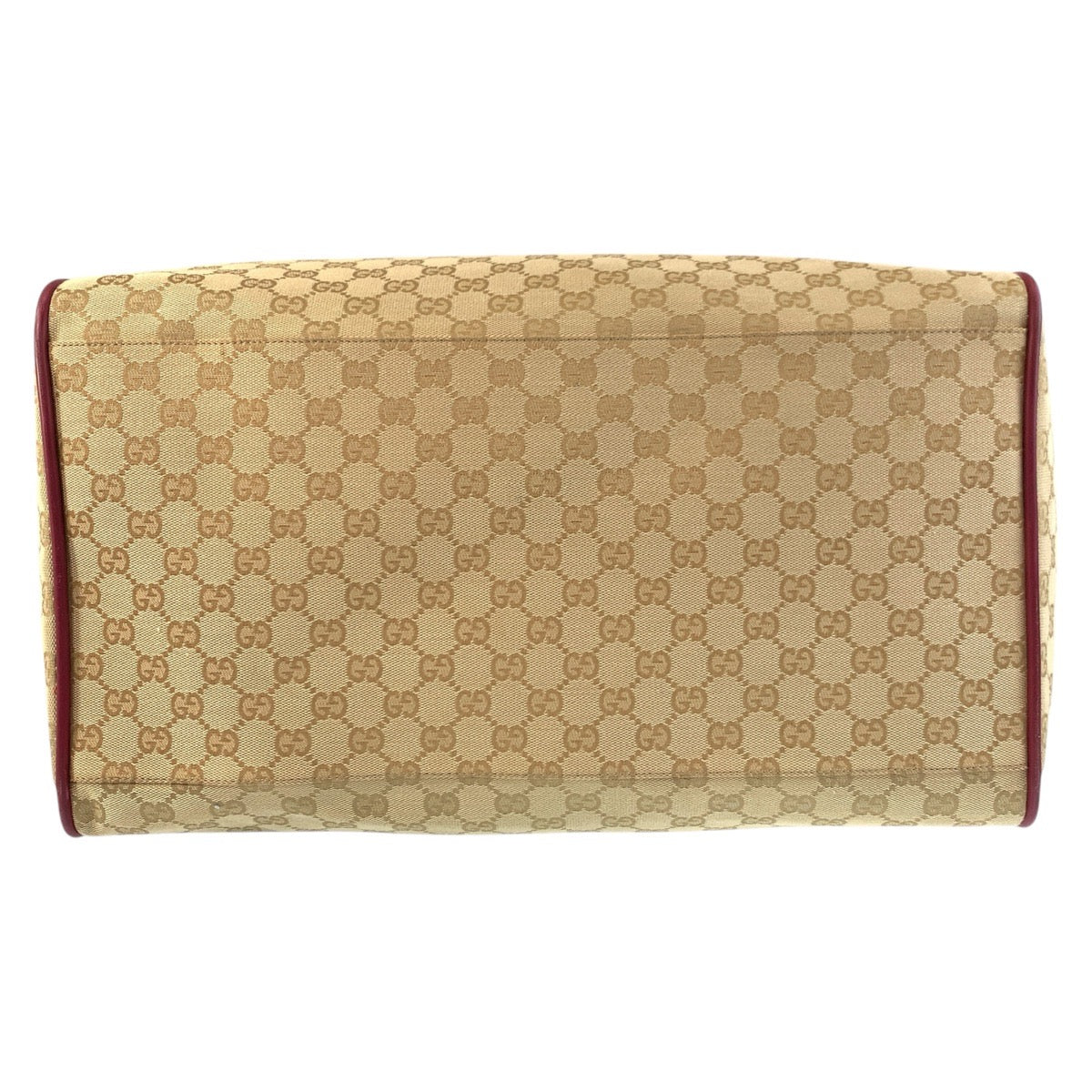 17845
GUCCI グッチ シェリーライン ベージュ ボルドー シルバー金具 GGキャンバス / レザー 153240 ボストンバッグ 男女兼用  レディース ABP62