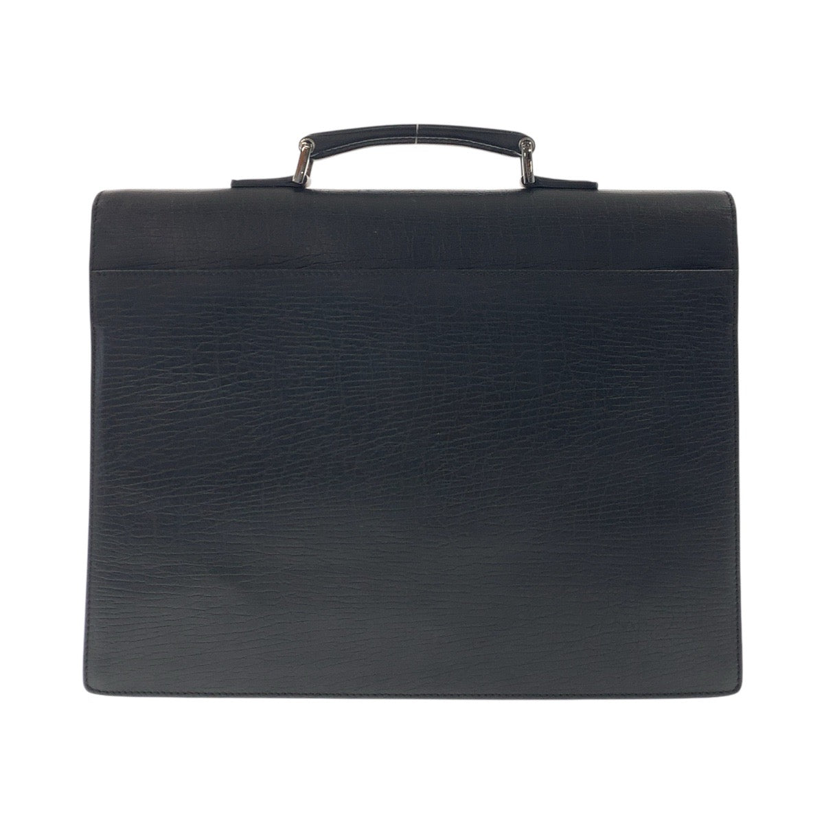 17846
GUCCI グッチ ブラック 黒 シルバー金具 レザー 34044 ビジネスバッグ ブリーフケース  メンズ A78