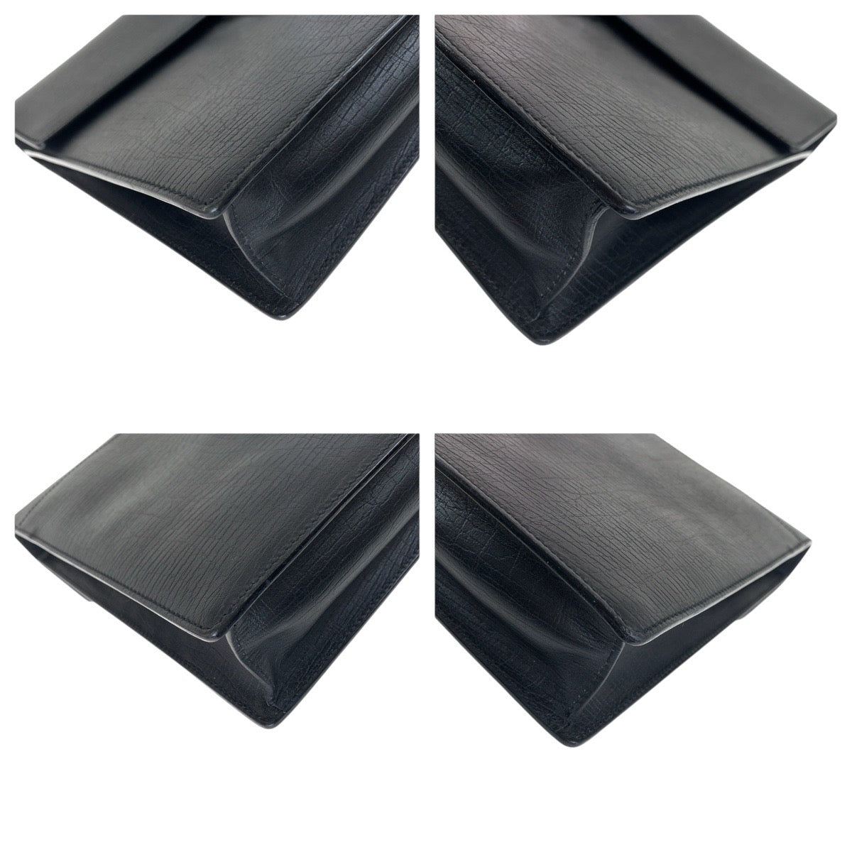 17846
GUCCI グッチ ブラック 黒 シルバー金具 レザー 34044 ビジネスバッグ ブリーフケース  メンズ A78