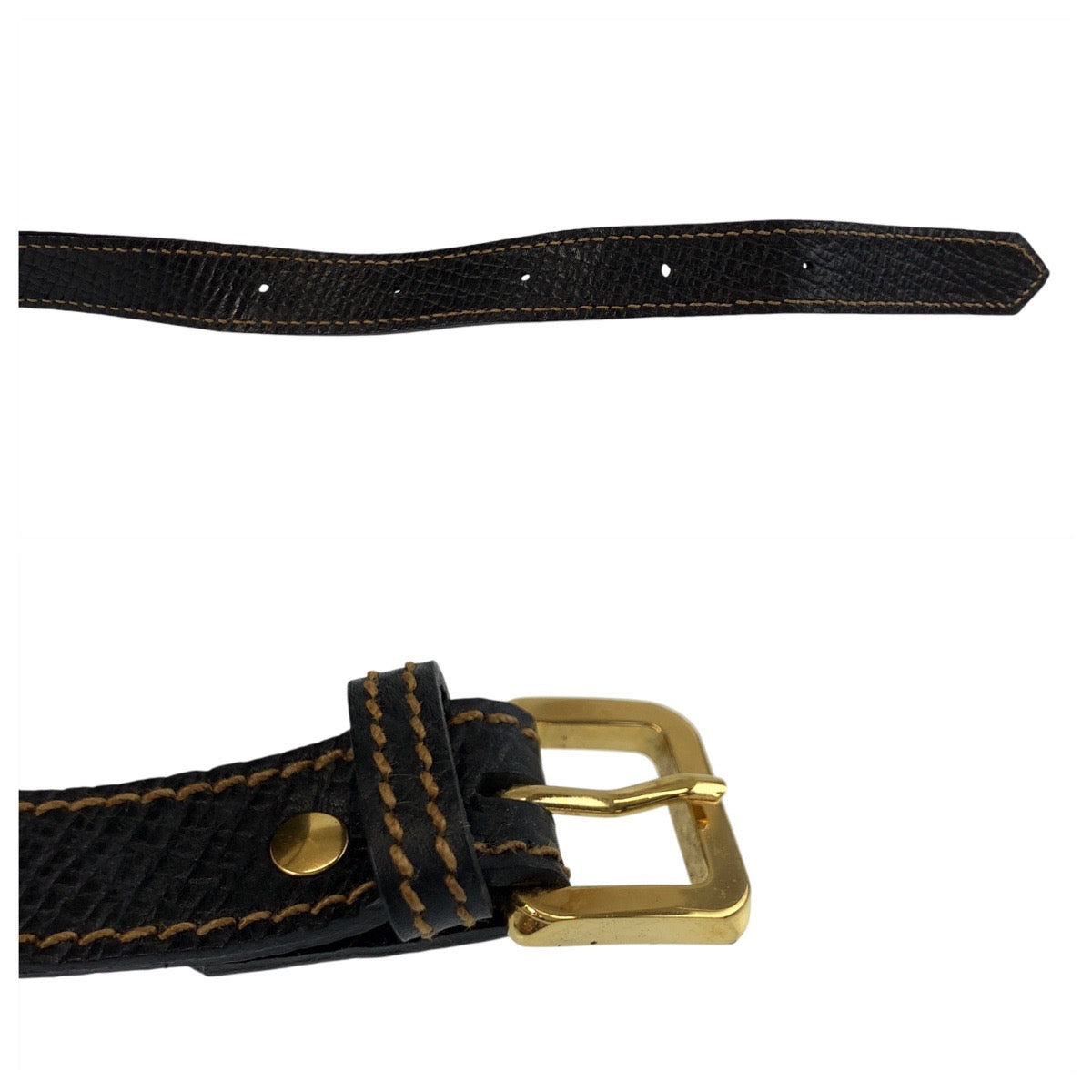 17847
LOEWE ロエベ ヴィンテージ バルセロナ ブラック 黒 ゴールド金具 レザー ハンドバッグ ショルダーバッグ レディース A62