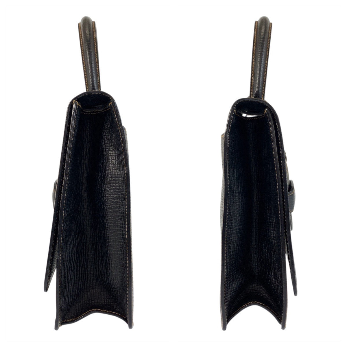 17847
LOEWE ロエベ ヴィンテージ バルセロナ ブラック 黒 ゴールド金具 レザー ハンドバッグ ショルダーバッグ レディース A62