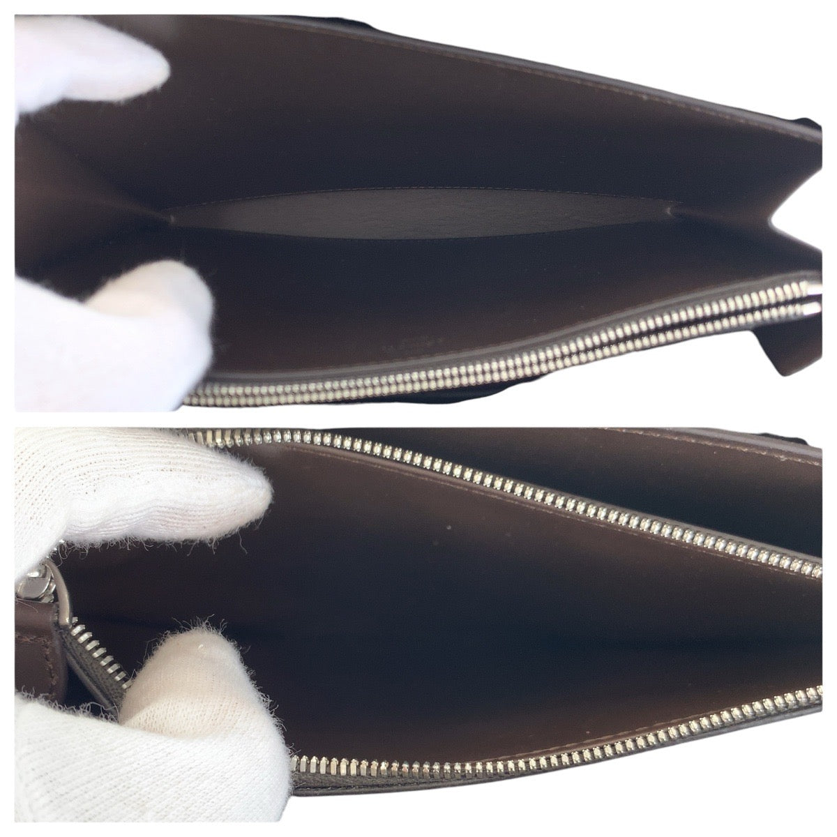 17849
Berluti ベルルッティ カリグラフィ スクリット イタウバ ワイド ブラウン シルバー金具 レザー 長財布 セカンドバッグ  メンズ ABP180