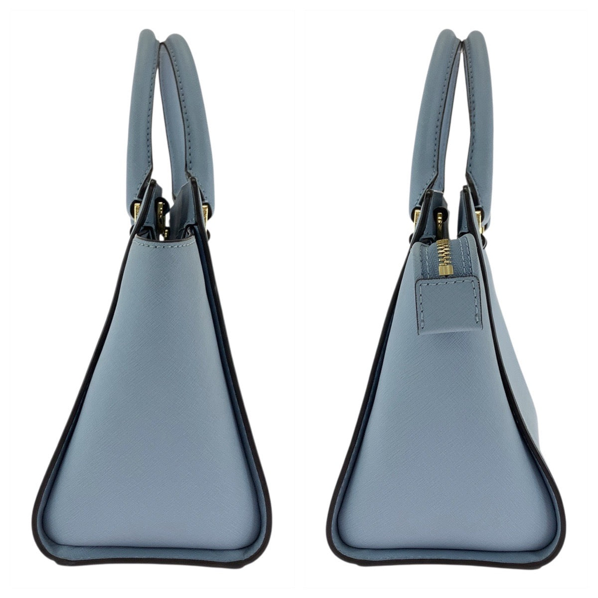17854
Michael Kors Blue Gold Hardware Leather Handbag Shoulder Bag 2-way Women's ABP16