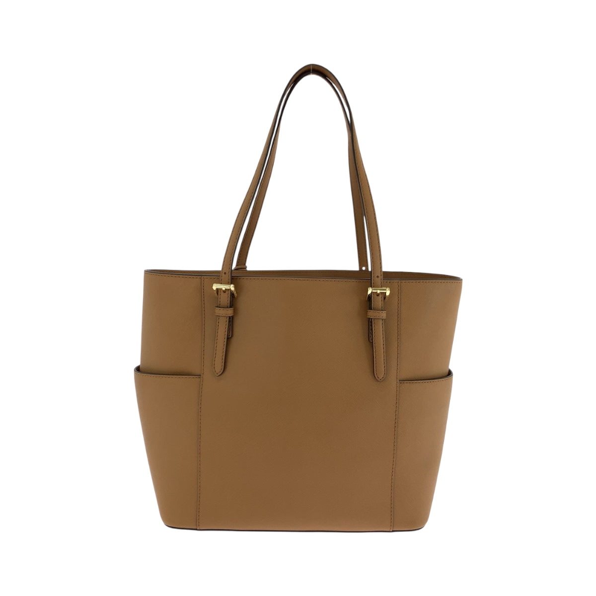 17860
Michael Kors マイケルコース ロゴ キャメル ゴールド金具 PVC トートバッグ ショルダーバッグ  レディース SA18