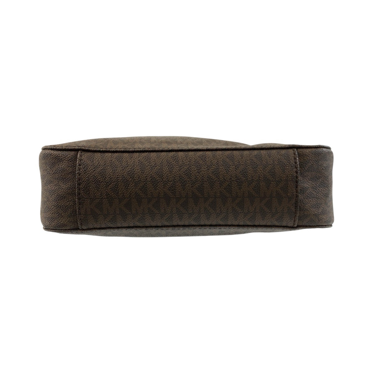 17864
Michael Kors マイケルコース ブラウン ゴールド金具 PVC / レザー ショルダーバッグ ポシェット  レディース A18