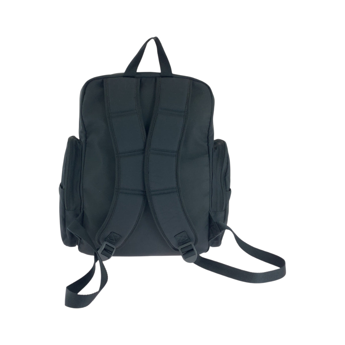 17869
BALENCIAGA バレンシアガ ロゴ ブラック 黒 シルバー金具 ナイロン 644036 リュックサック バックパック  メンズ ABP78