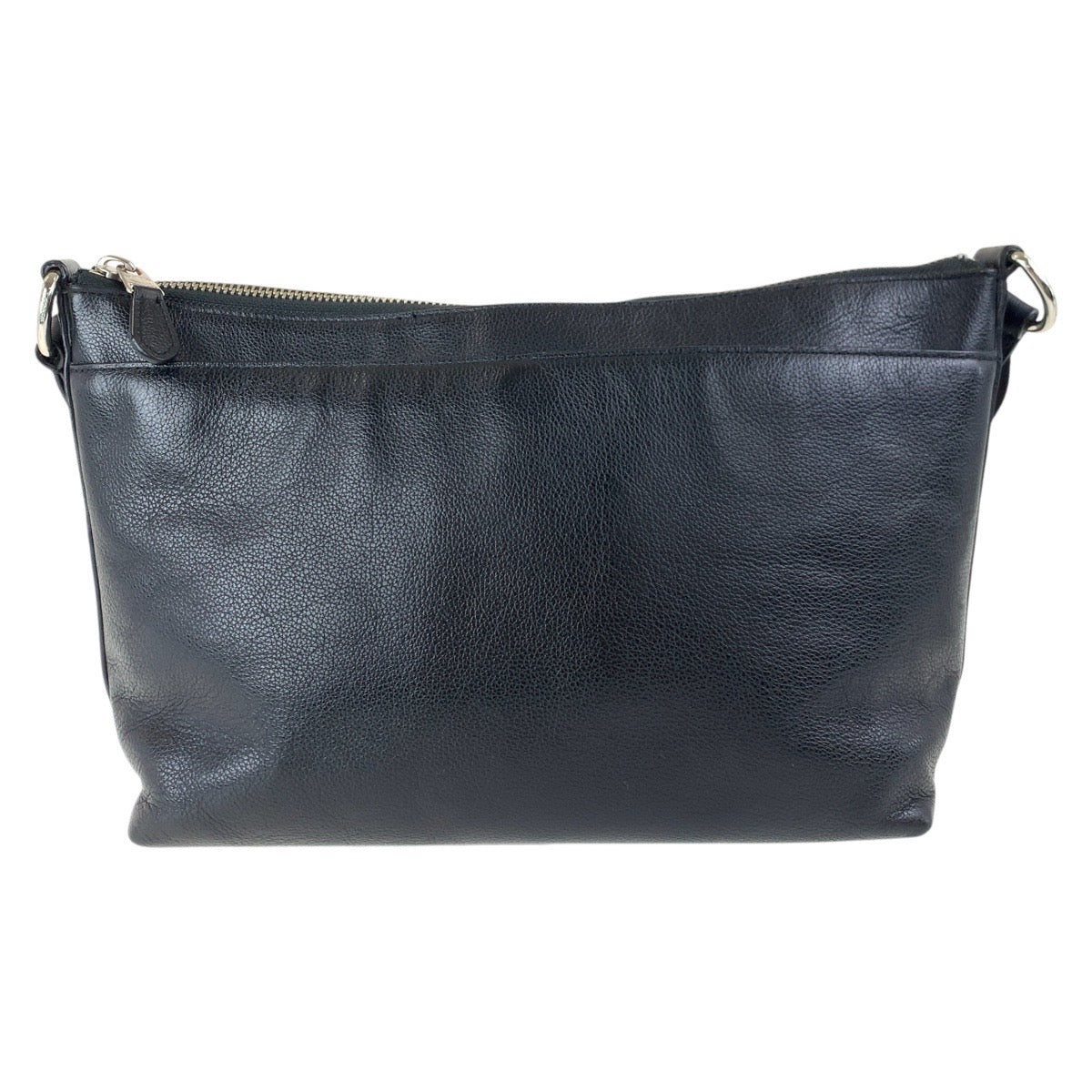 17871
COACH コーチ ブラック 黒 シルバー金具 レザー 54796 ショルダーバッグ ポシェット  メンズ ABP14