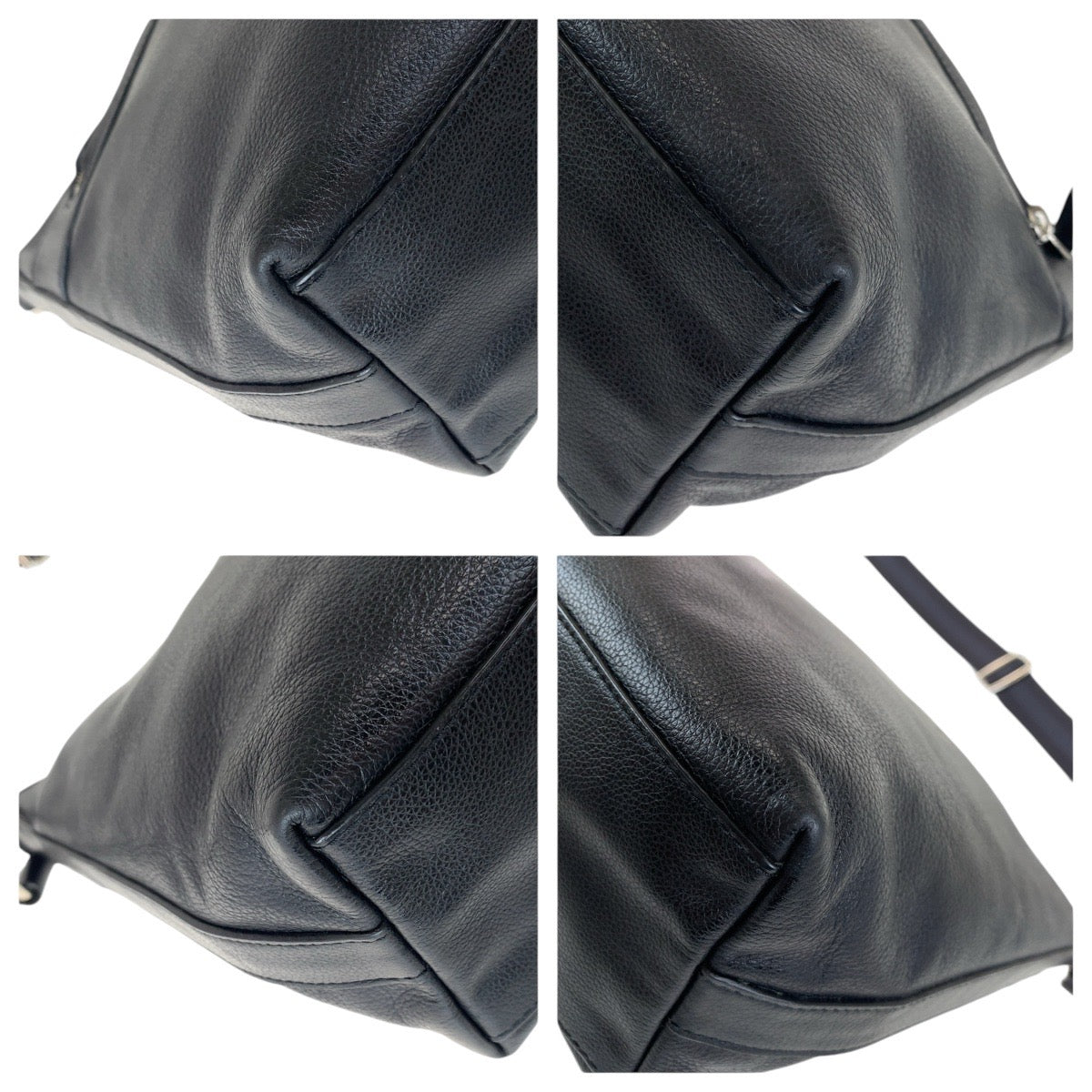 17871
COACH コーチ ブラック 黒 シルバー金具 レザー 54796 ショルダーバッグ ポシェット  メンズ ABP14