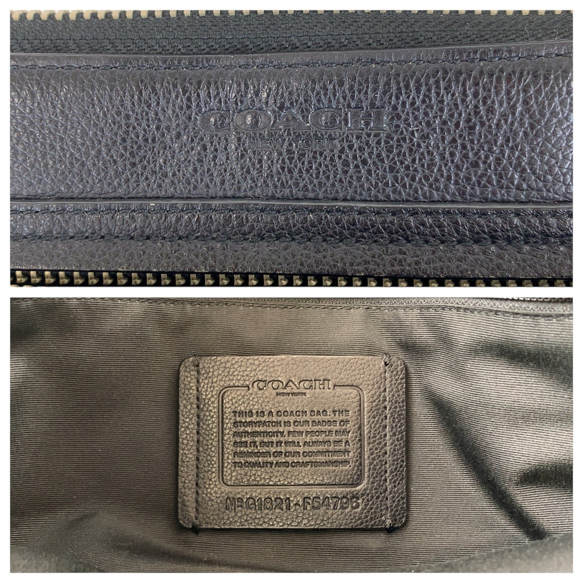 17871
COACH コーチ ブラック 黒 シルバー金具 レザー 54796 ショルダーバッグ ポシェット  メンズ ABP14