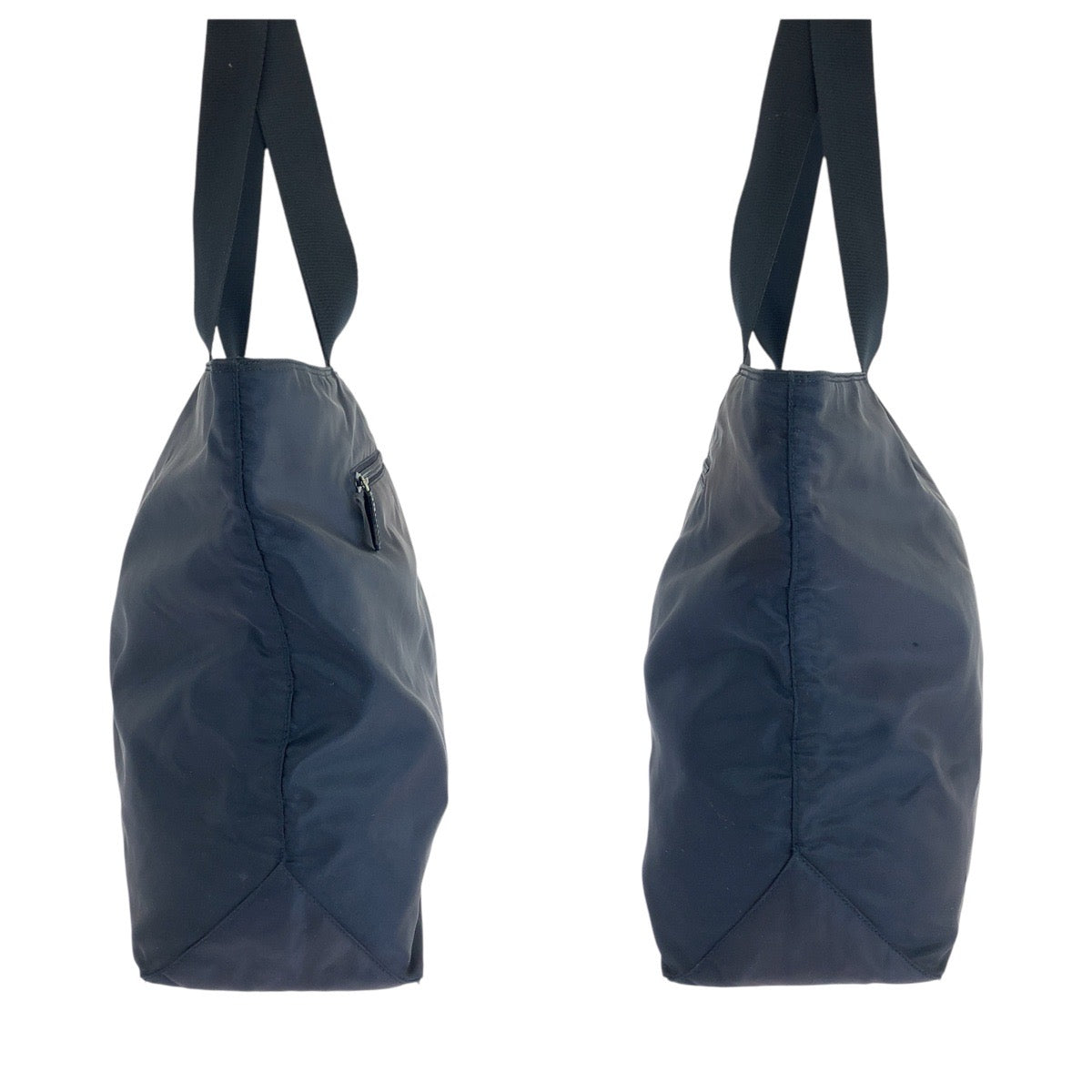 17880
PRADA プラダ テスート 三角ロゴプレート ネイビー シルバー金具 ナイロン トートバッグ ショルダーバッグ  レディース ABP35