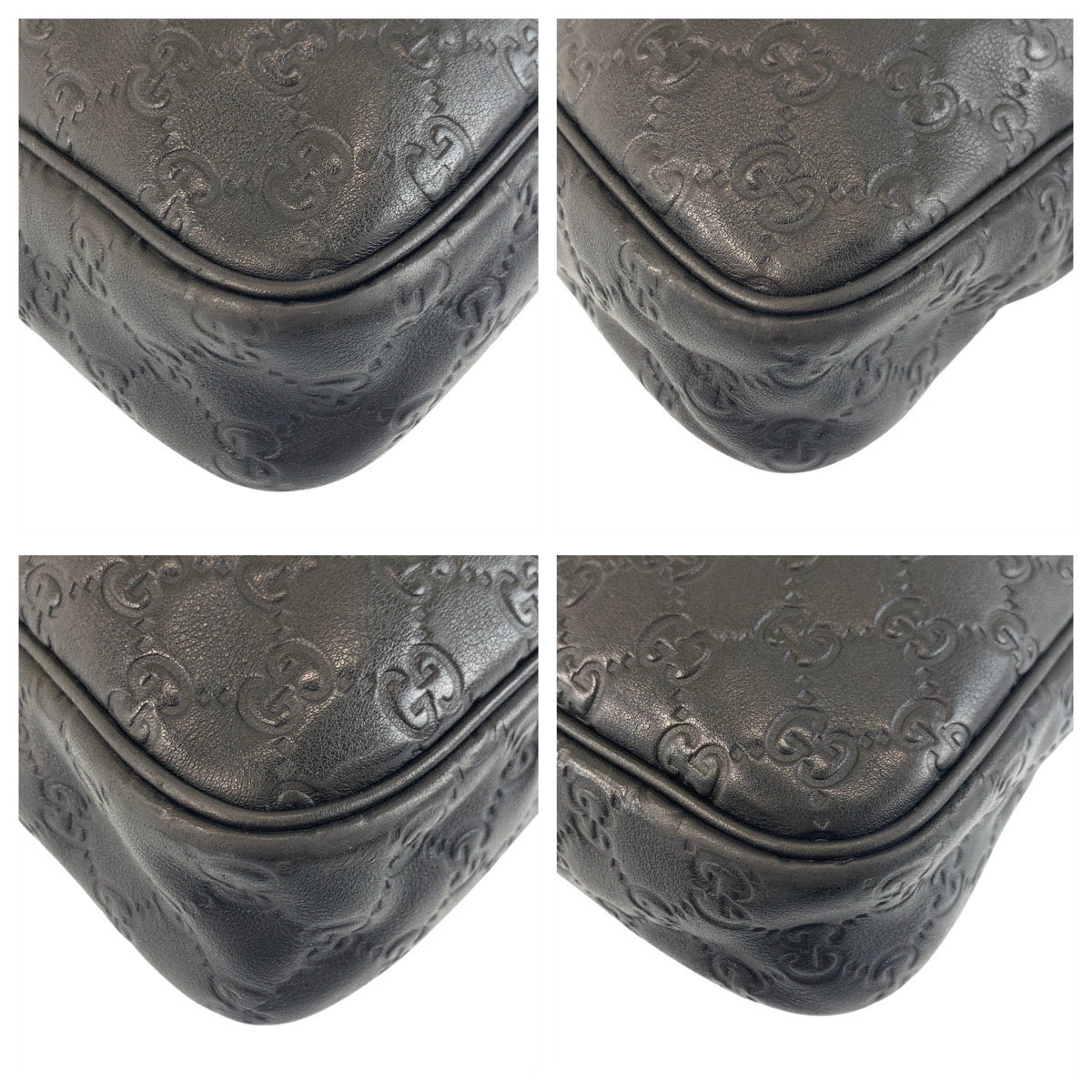17888
GUCCI グッチ グッチシマ ブラック 黒 ゴールド金具 レザー 201480 ブリーフケース ビジネスバッグ  メンズ ABP55