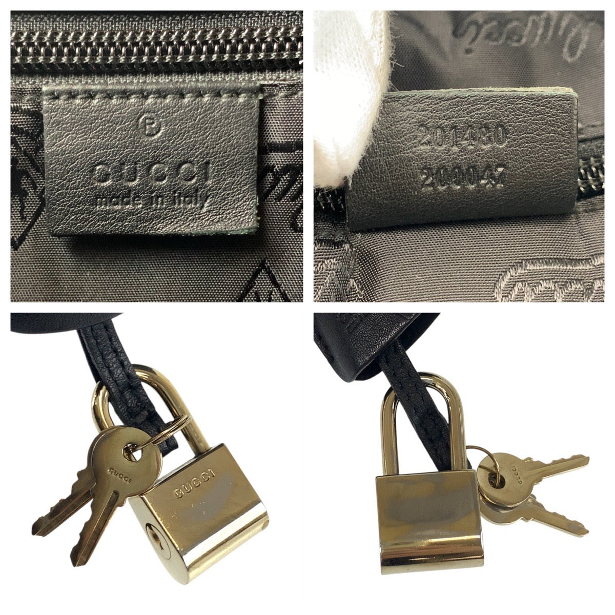 17888
GUCCI グッチ グッチシマ ブラック 黒 ゴールド金具 レザー 201480 ブリーフケース ビジネスバッグ  メンズ ABP55