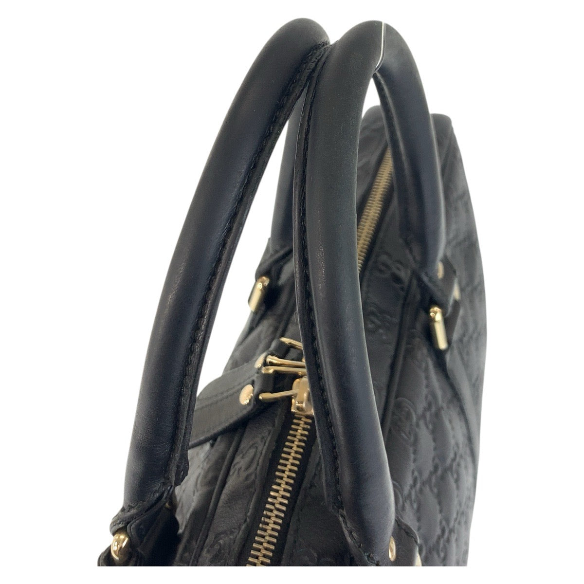 17888
GUCCI グッチ グッチシマ ブラック 黒 ゴールド金具 レザー 201480 ブリーフケース ビジネスバッグ  メンズ ABP55