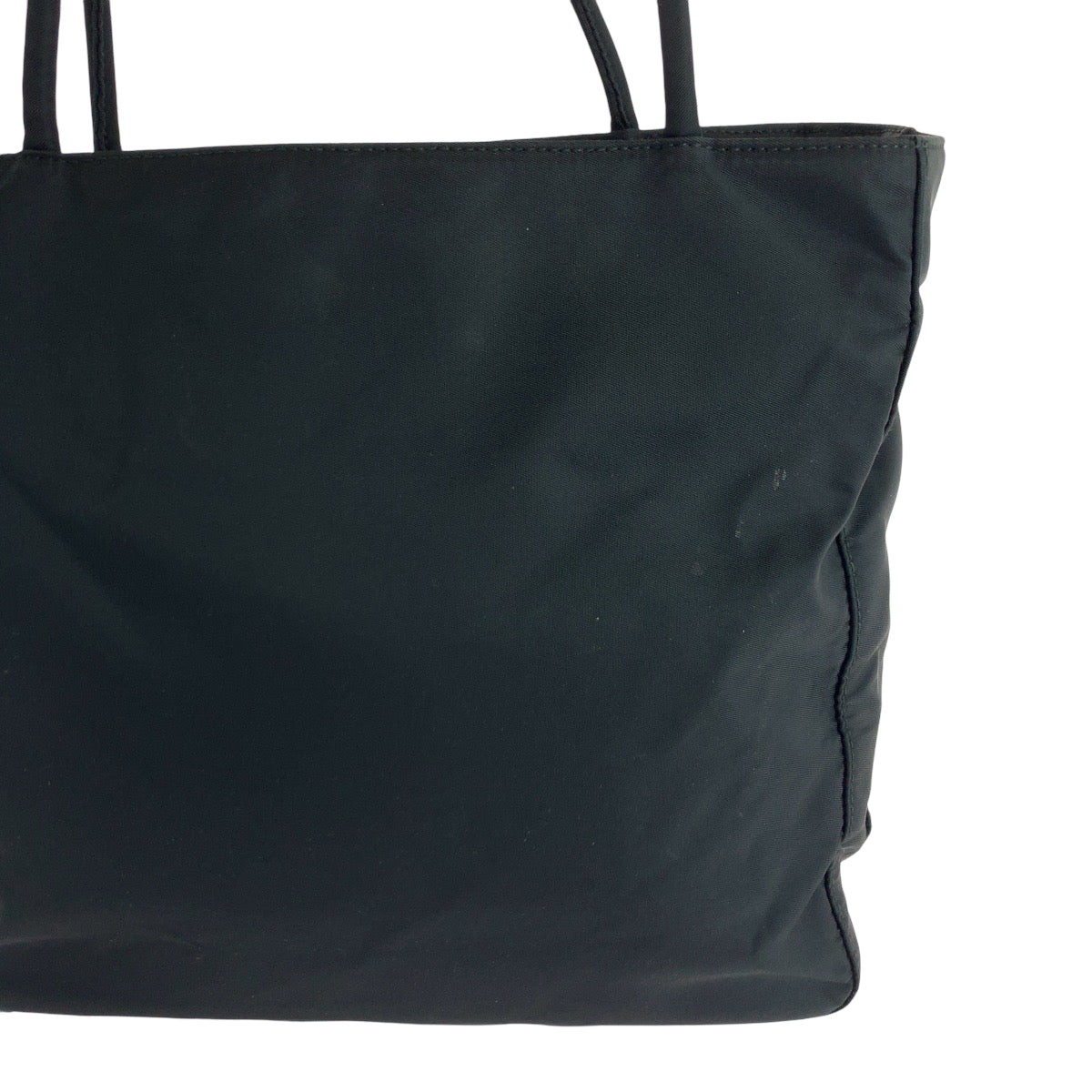 17899
PRADA プラダ テスート 三角ロゴプレート ブラック 黒 シルバー金具 ナイロン トートバッグ ショルダーバッグ  レディース AB33