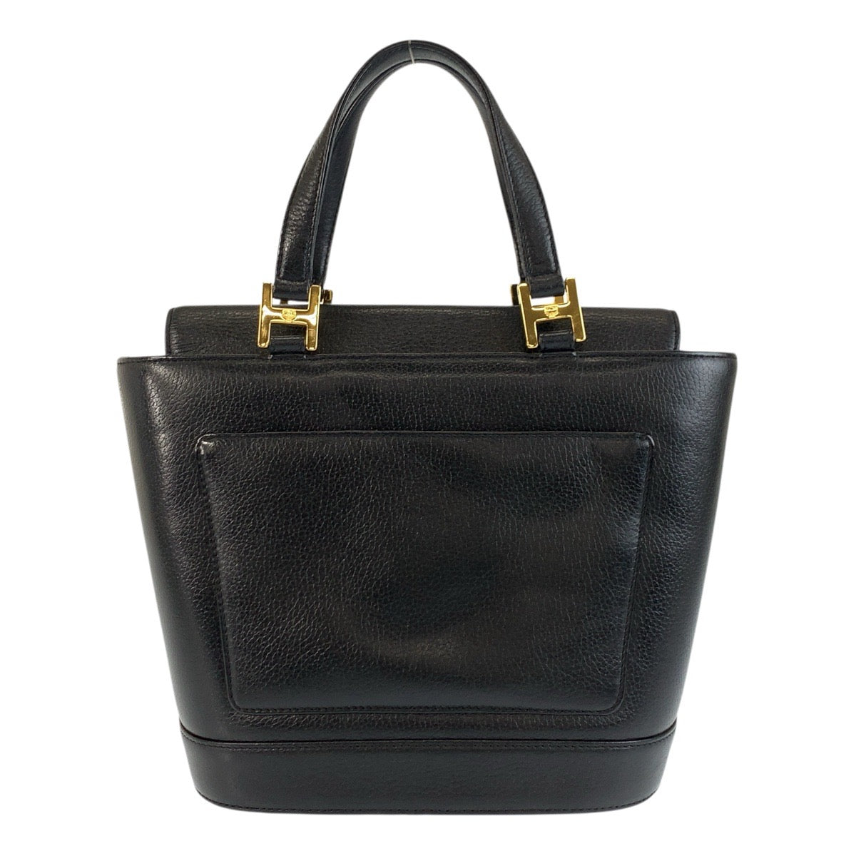17905
MCM エム シー エム ブラック 黒 ゴールド金具 レザー ハンドバッグ  レディース ABP21