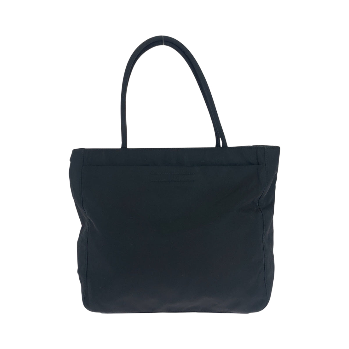 17908
PRADA プラダ テスート 三角ロゴプレート ブラック 黒 シルバー金具 ナイロン B8489 トートバッグ ハンドバッグ  レディース ABP30
