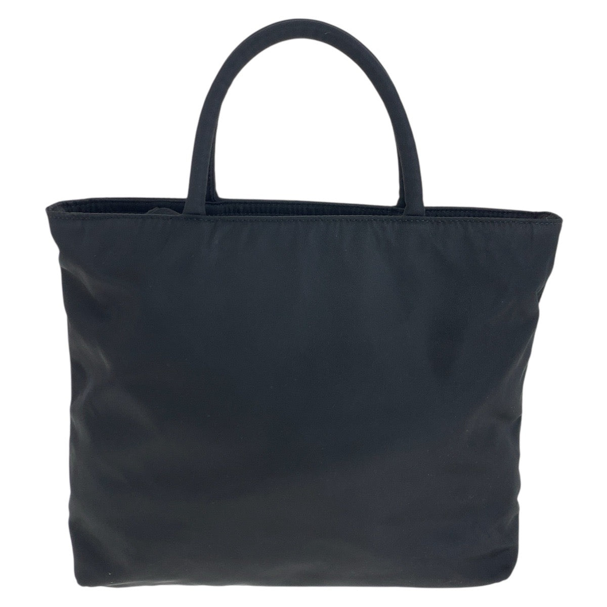 17910
PRADA プラダ テスート 三角ロゴプレート ブラック 黒 シルバー金具 ナイロン トートバッグ ハンドバッグ  レディース ABP40