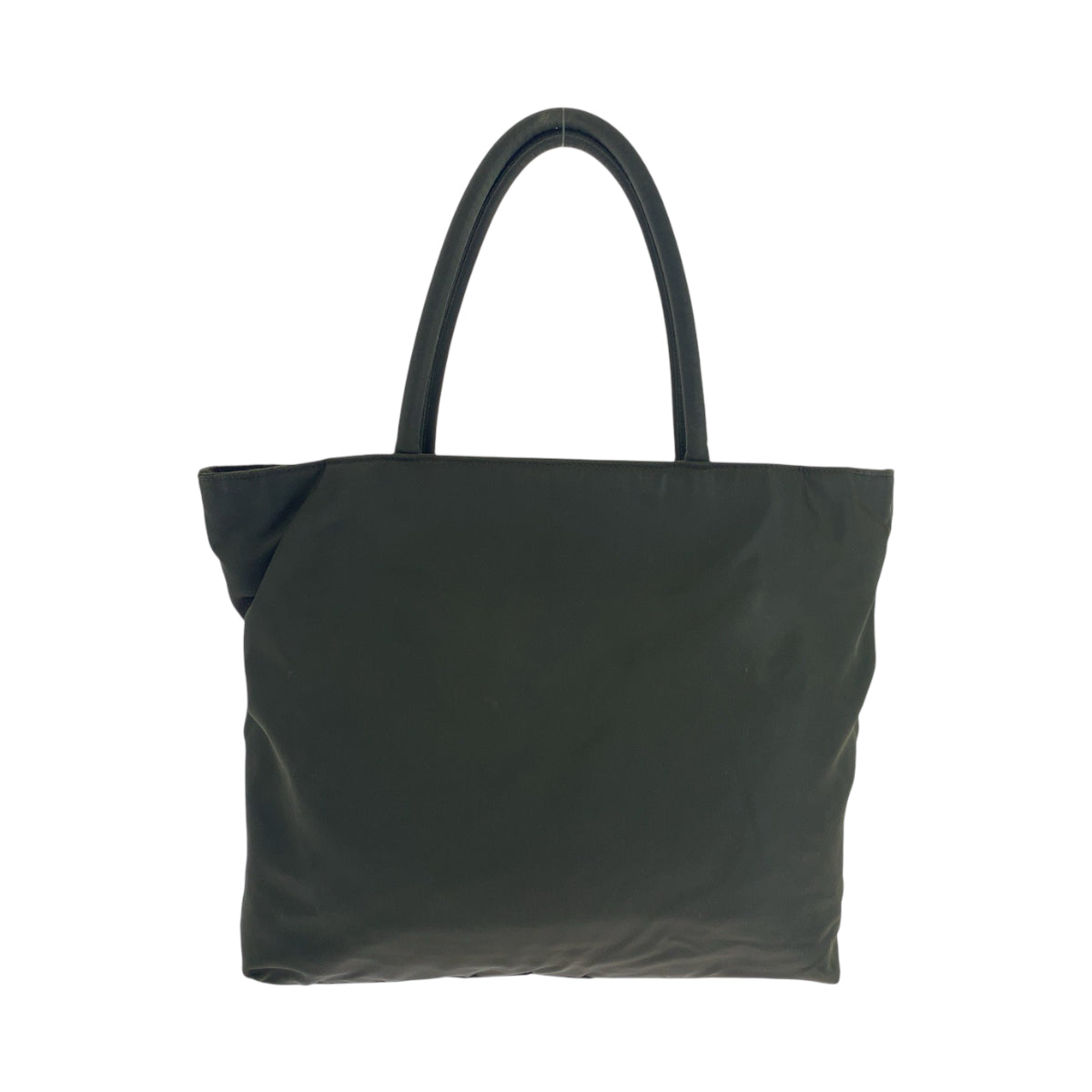 17913
PRADA プラダ テスート 三角ロゴプレート カーキ シルバー金具 ナイロン トートバッグ ショルダーバッグ  レディース AB16