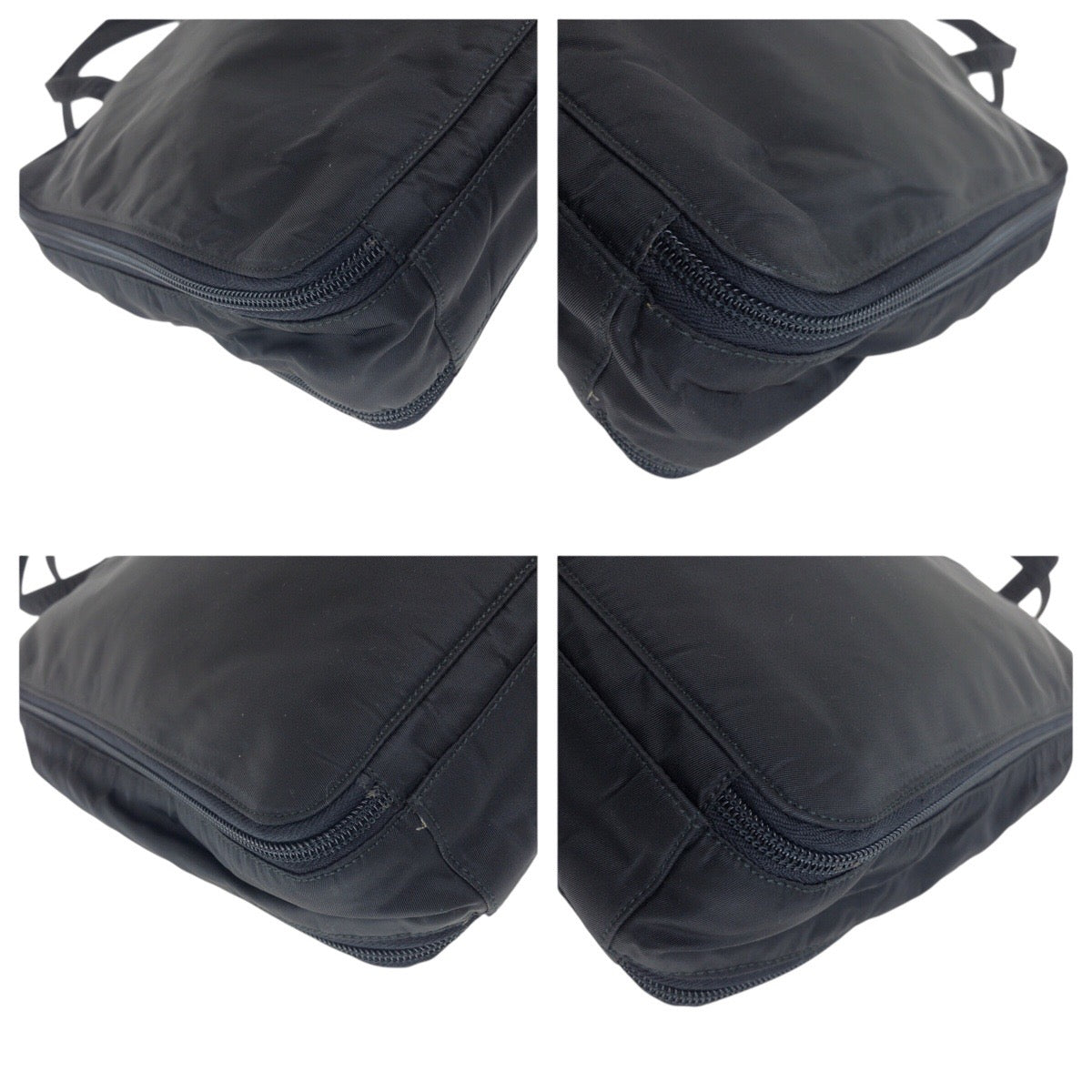 17919
PRADA プラダ テスート 三角ロゴプレート ブラック 黒 シルバー金具 ナイロン ビジネスバッグ ブリーフケース 男女兼用  メンズ ABP41