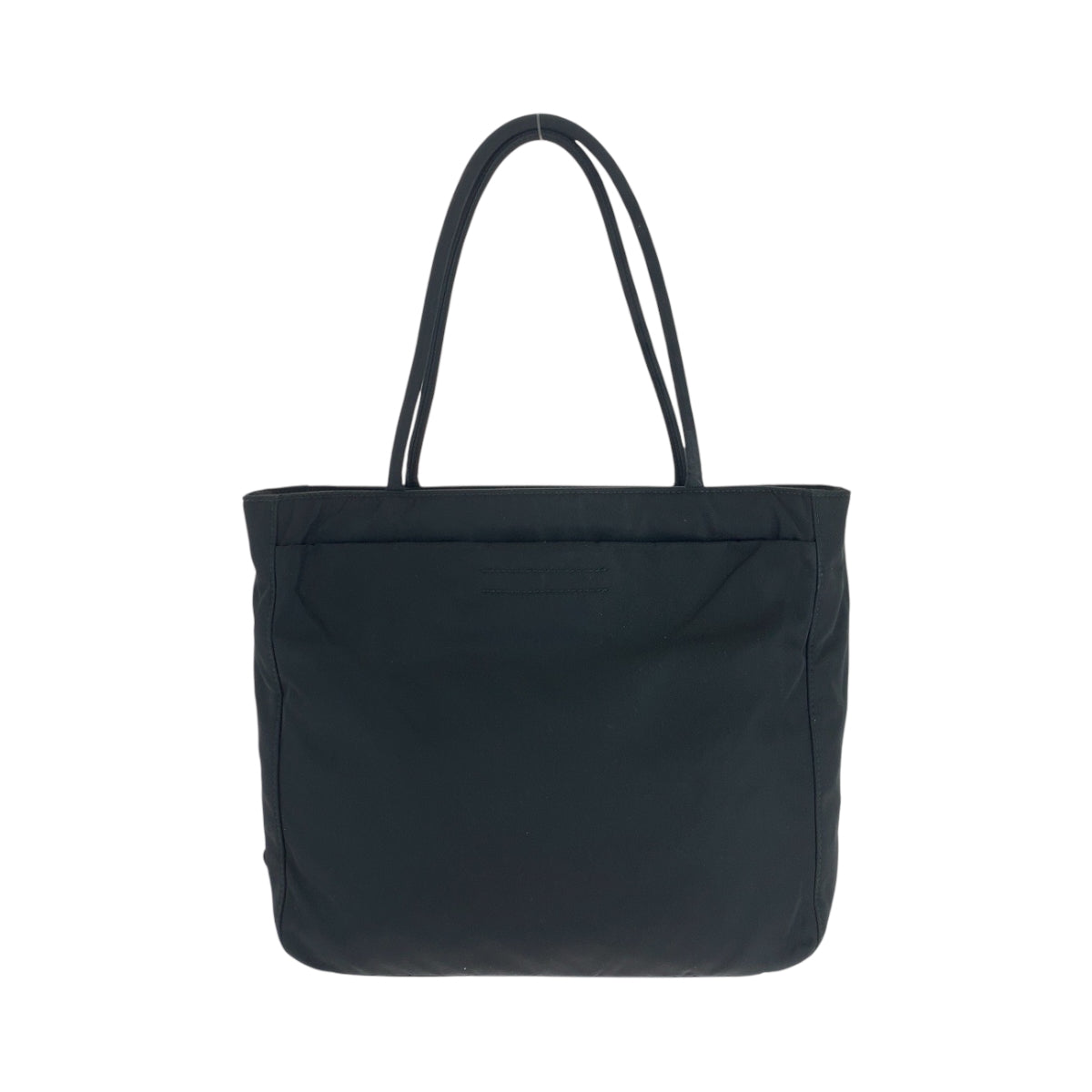 17920
PRADA プラダ テスート 三角ロゴプレート ブラック 黒 シルバー金具 ナイロン ハンドバッグ ショルダーバッグ  レディース ABP40