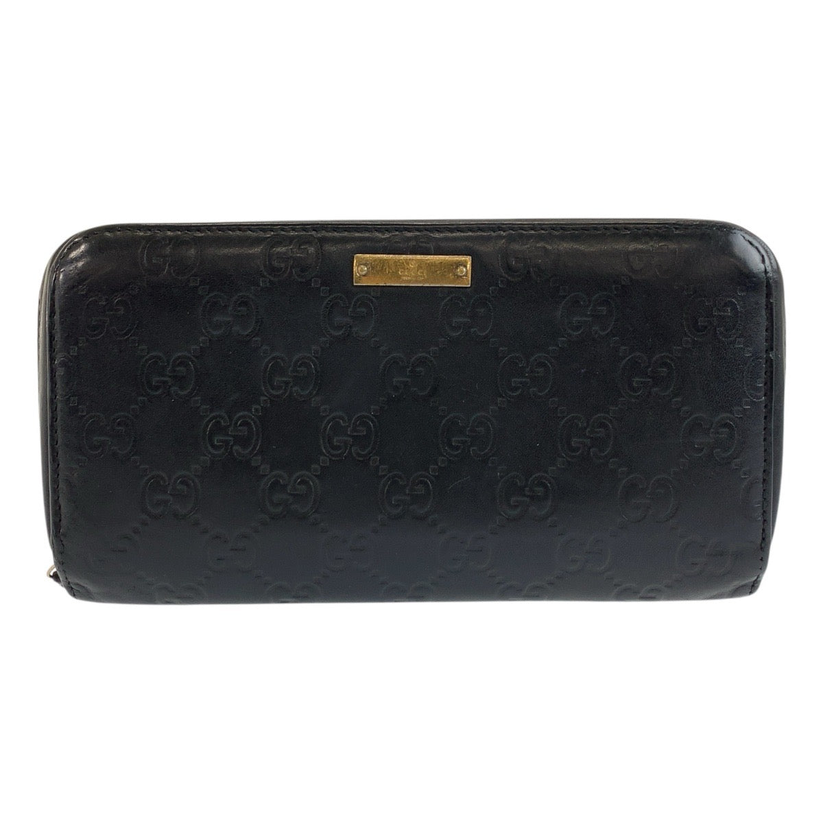 17926
GUCCI グッチ グッチシマ ブラック 黒 ゴールド金具 レザー 245915 長財布 ロングウォレット  メンズ
