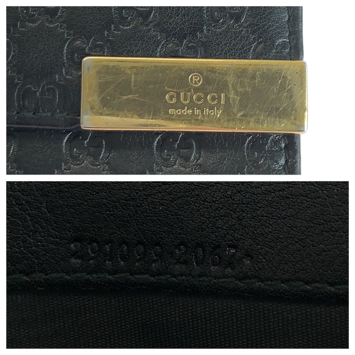 17927
GUCCI グッチ グッチシマ ブラック 黒 ゴールド金具 レザー 291099 長財布 ロングウォレット  メンズ ABP15