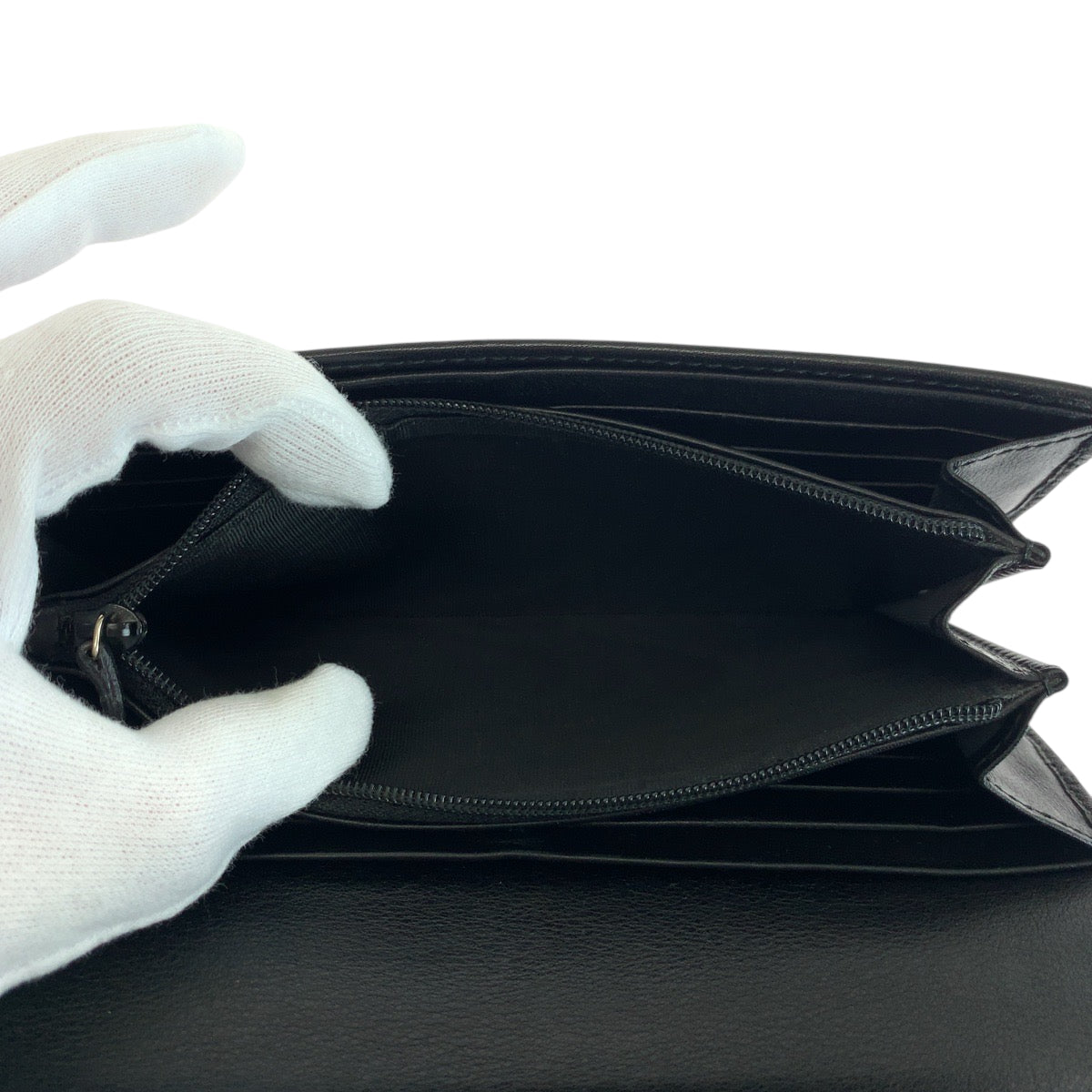 17927
GUCCI グッチ グッチシマ ブラック 黒 ゴールド金具 レザー 291099 長財布 ロングウォレット  メンズ ABP15