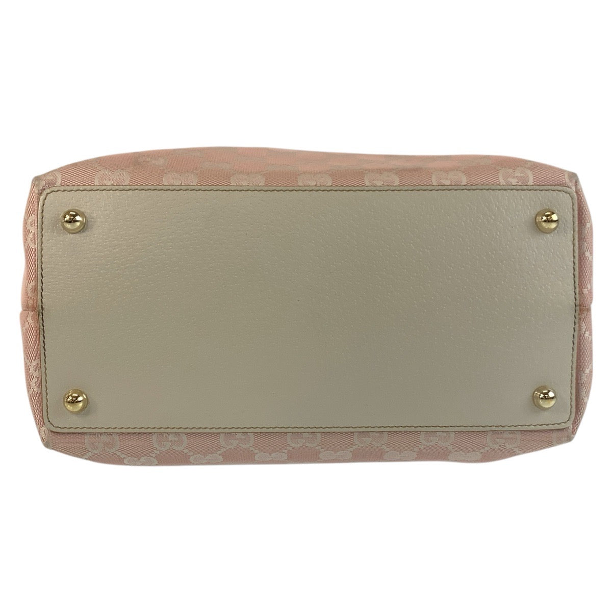 17934
GUCCI グッチ ピンク ホワイト ゴールド金具 GGキャンバス / レザー 120836 トートバッグ ショルダーバッグ  レディース AB24