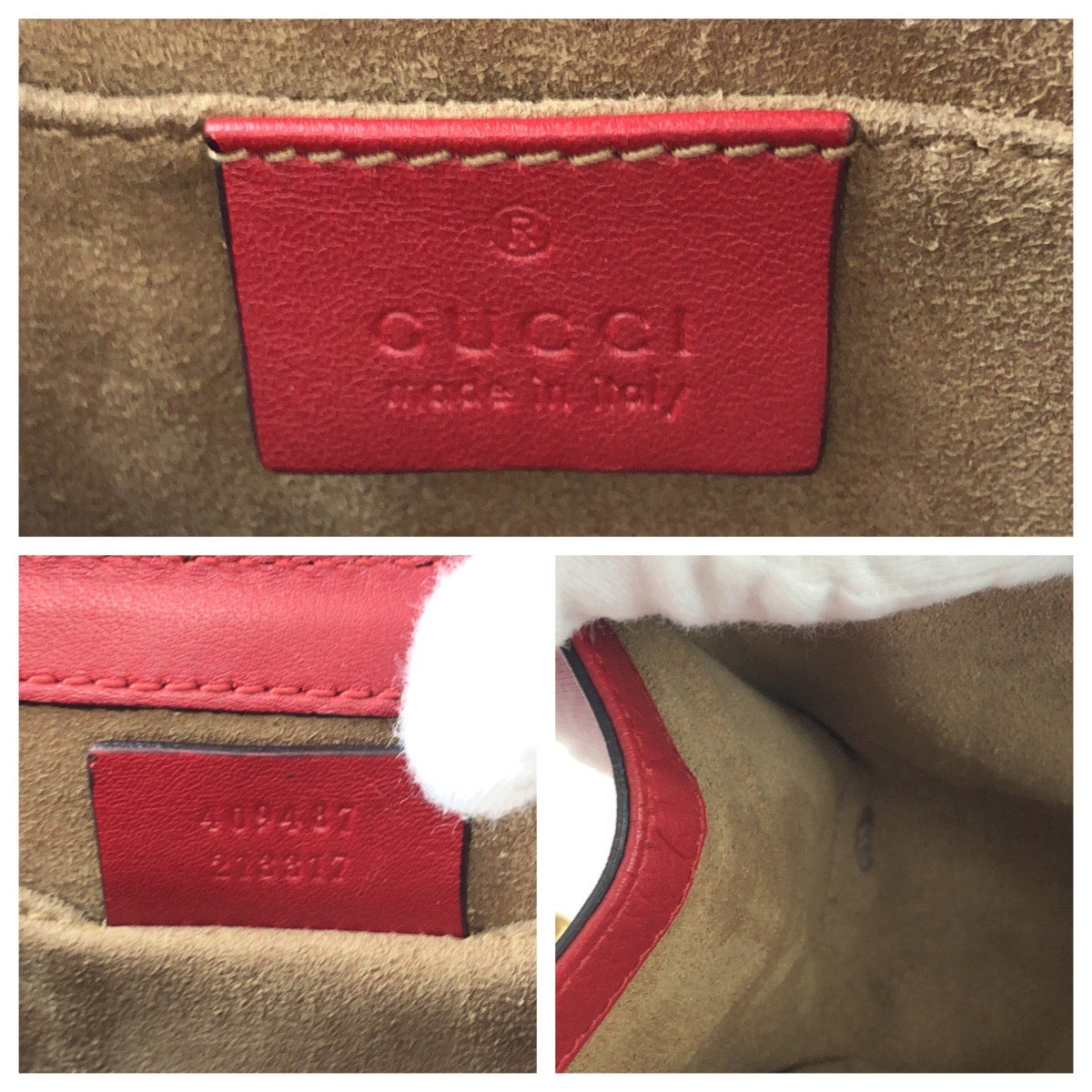17936
GUCCI グッチ レディロック レッド ピンク ブラウン ゴールド金具 GGスプリームキャンバス 409487 チェーンショルダーバッグ ポシェット レディース ABP110