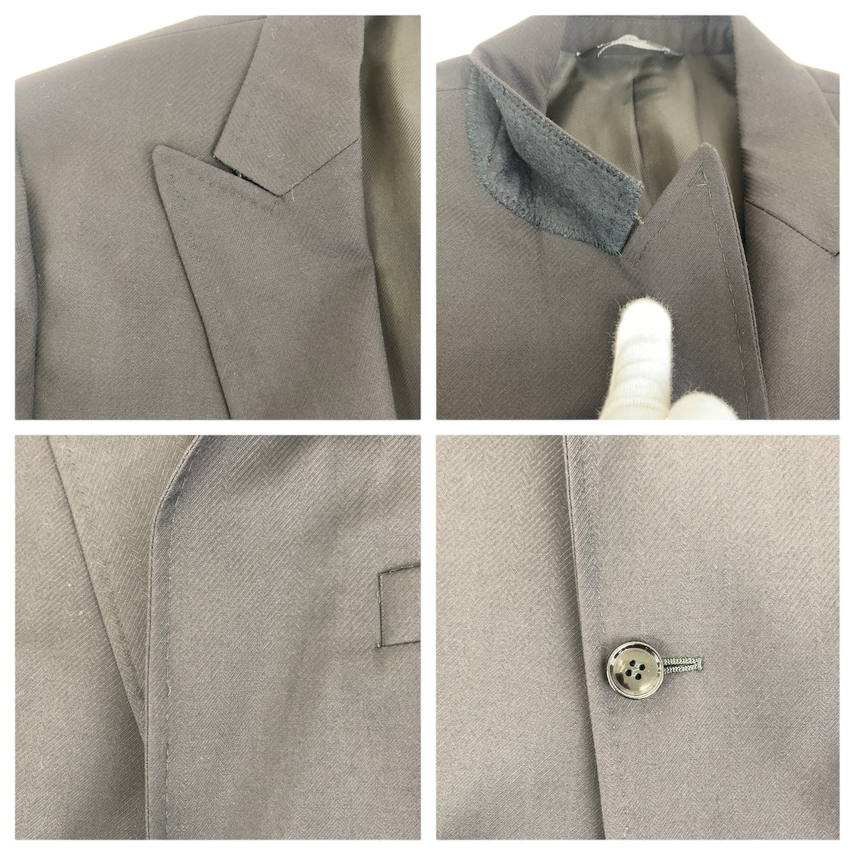 17939
DOLCE&GABBANA ドルチェアンドガッバーナ サイズ48 ブラック 黒 ウール / アセテート / キュプラ テーラードジャケット スーツ  メンズ AB