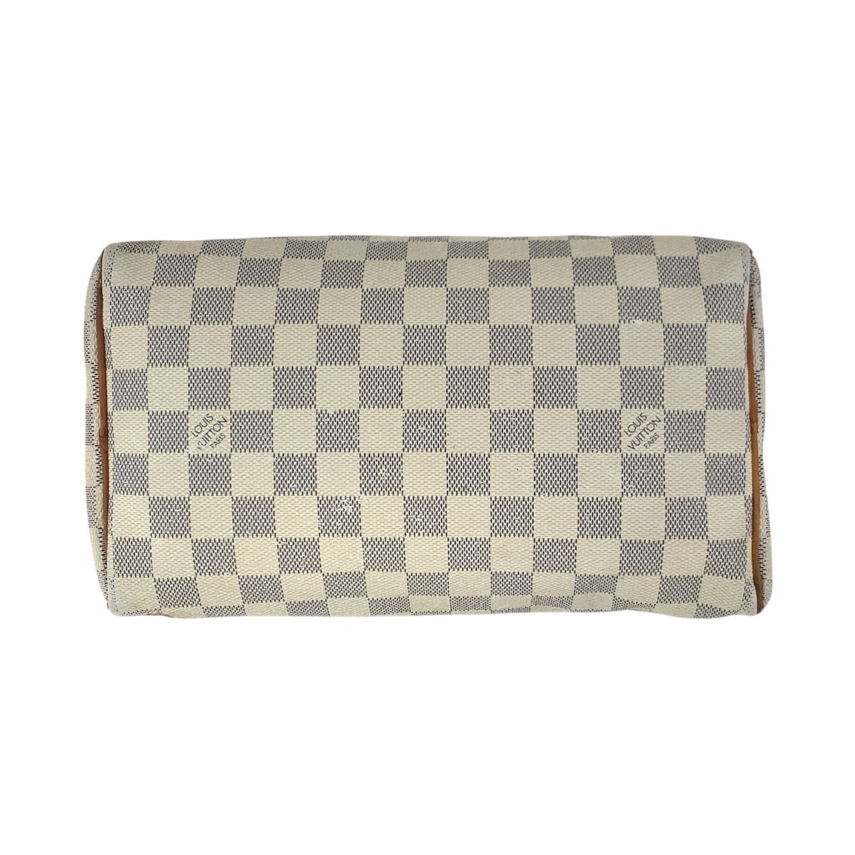 17946
LOUIS VUITTON ルイヴィトン ダミエ アズール スピーディ 25 ホワイト グレー ゴールド金具 PVC / レザー N41371 ハンドバッグ ミニボストンバッグ  レディース