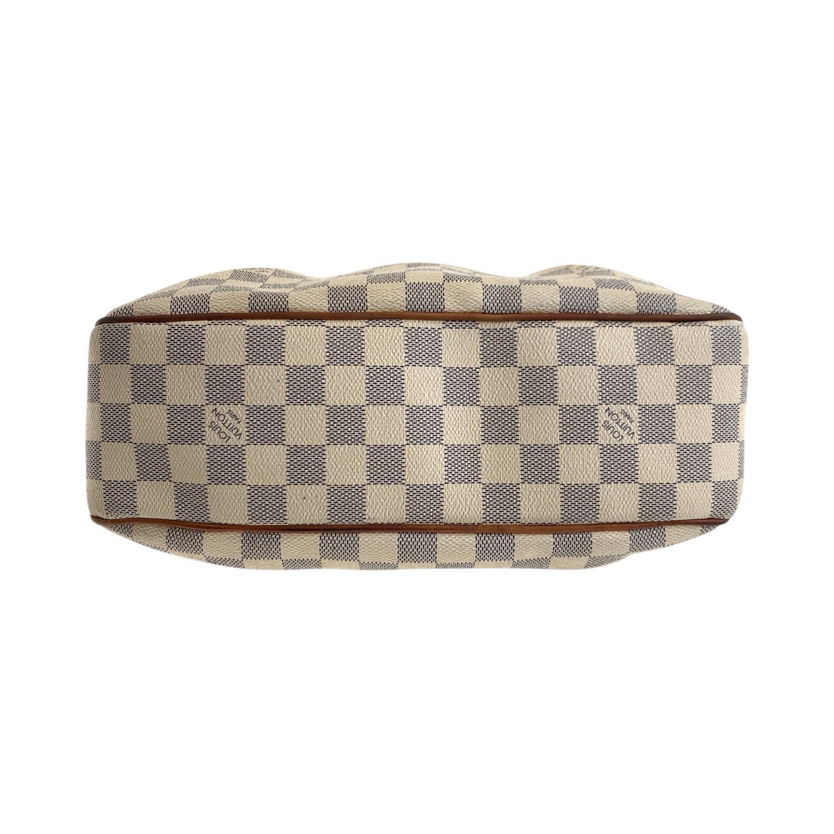 17947
LOUIS VUITTON ルイヴィトン ダミエ アズール シラクーサ PM ホワイト グレー ゴールド金具 PVC / レザー N41113 ショルダーバッグ ポシェット レディース AB54