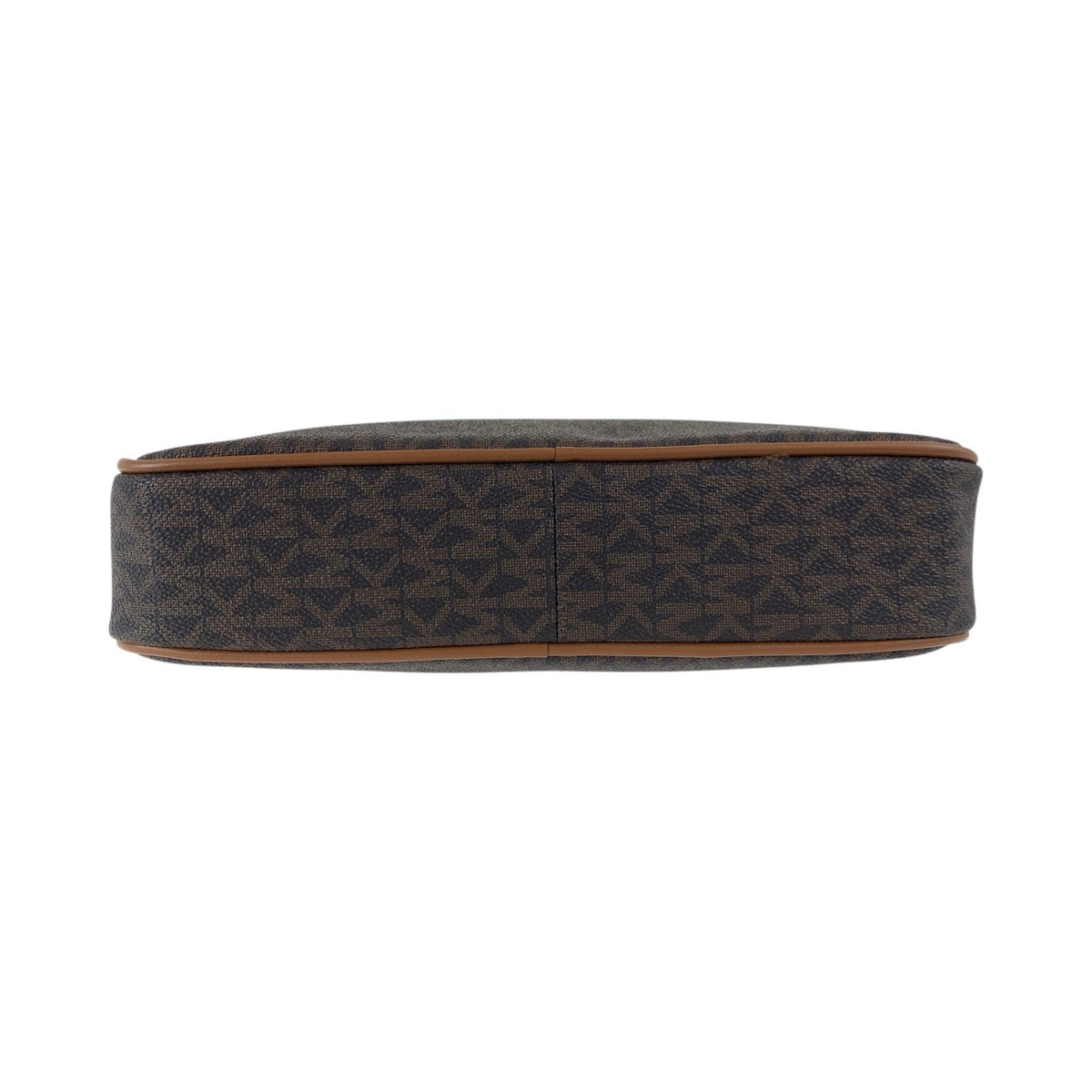 18042
Michael Kors マイケルコース ブラウン ゴールド金具 PVC / レザー ショルダーバッグ ポシェット レディース SA19