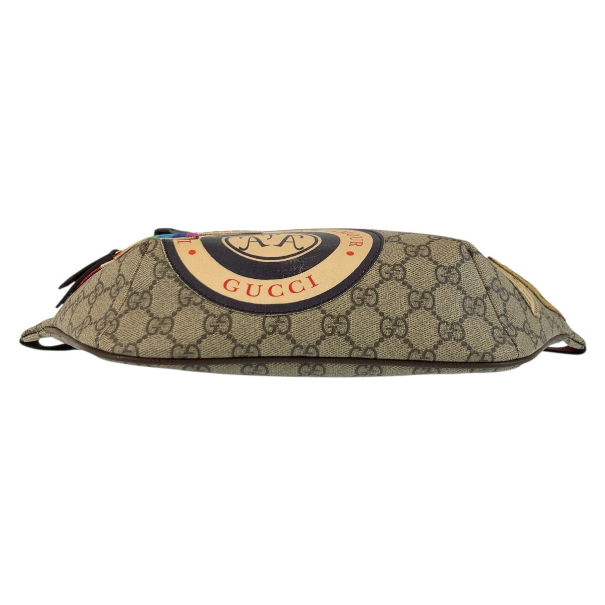 18046
GUCCI グッチ クーリエ シェリーライン ベージュ ブラウン ゴールド金具 GGスプリームキャンバス 529711 ボディバッグ ウエストバッグ  メンズ A78