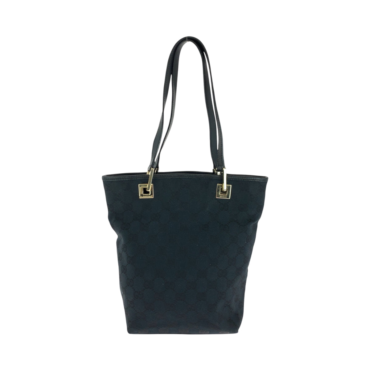 18049
GUCCI グッチ ブラック 黒 ゴールド金具 GGキャンバス 002 1099 トートバッグ ハンドバッグ  レディース ABP38