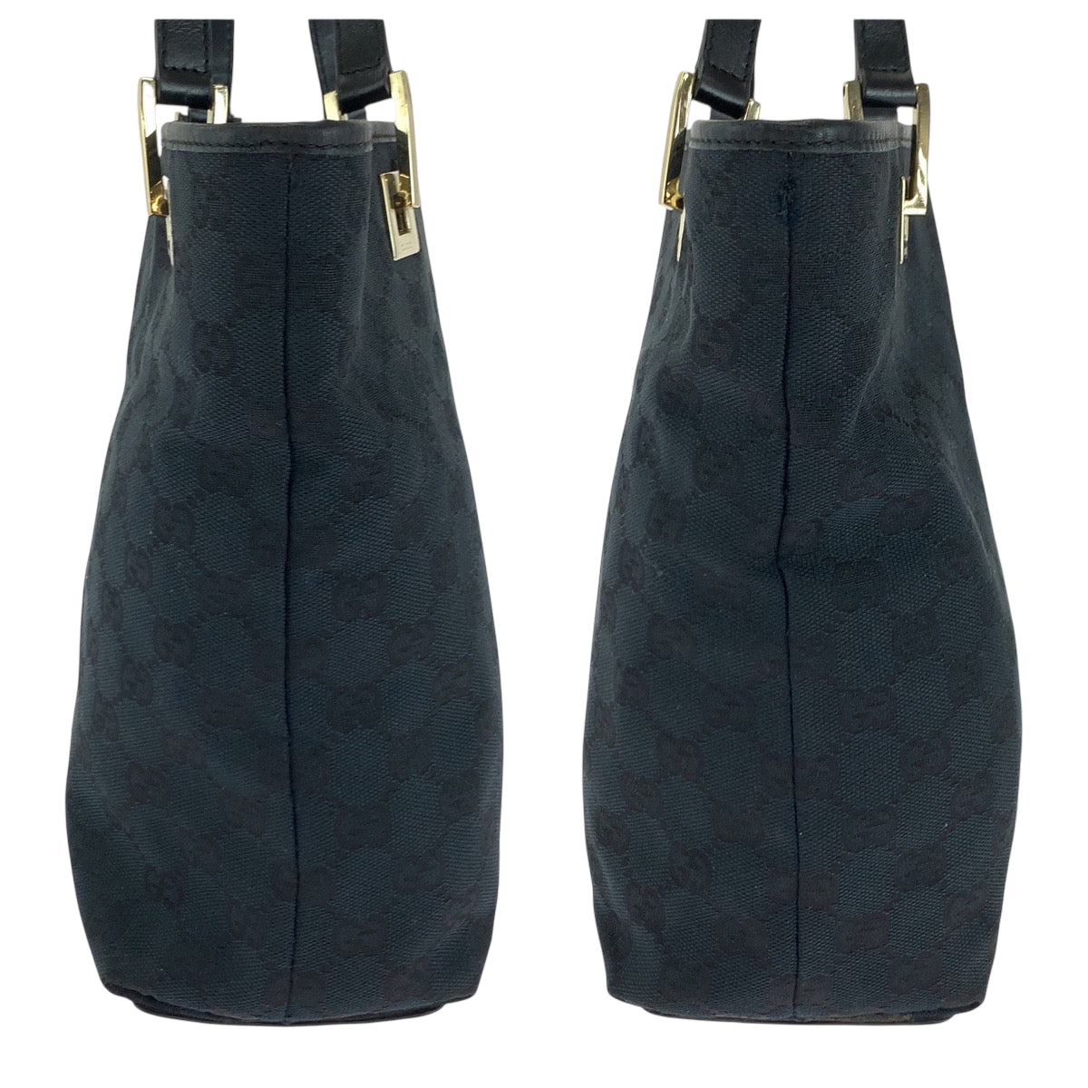 18049
GUCCI グッチ ブラック 黒 ゴールド金具 GGキャンバス 002 1099 トートバッグ ハンドバッグ  レディース ABP38