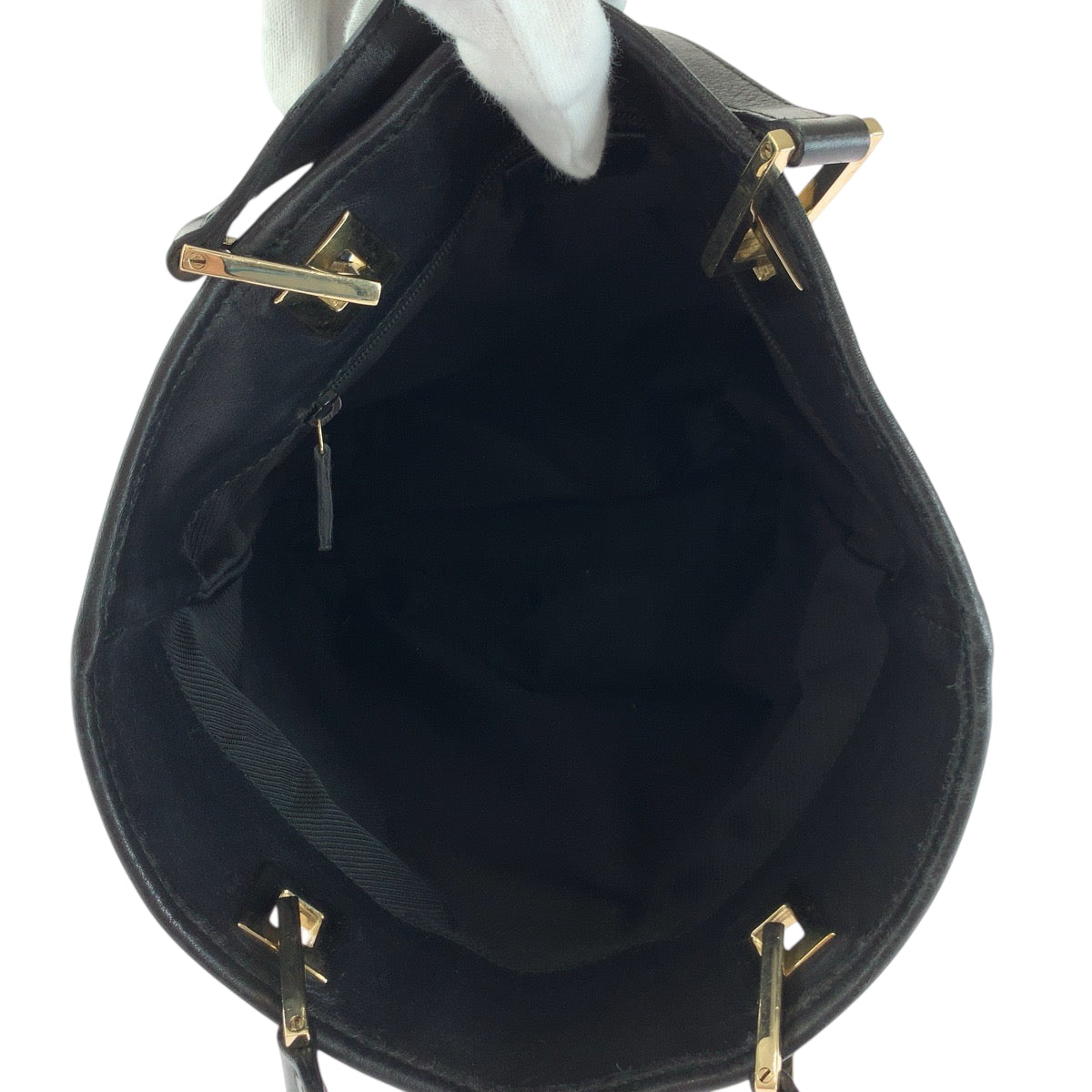 18049
GUCCI グッチ ブラック 黒 ゴールド金具 GGキャンバス 002 1099 トートバッグ ハンドバッグ  レディース ABP38