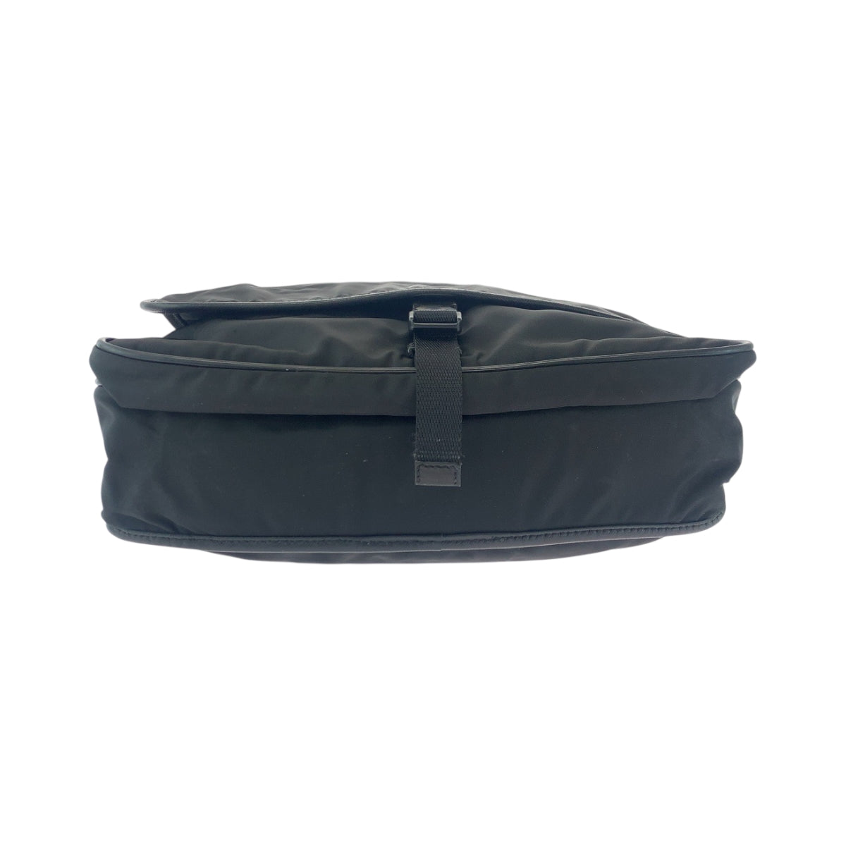 18051
PRADA プラダ テスート 三角ロゴプレート 男女兼用 ブラック 黒 シルバー金具 ナイロン V166 ショルダーバッグ メッセンジャーバッグ  レディース ABP43