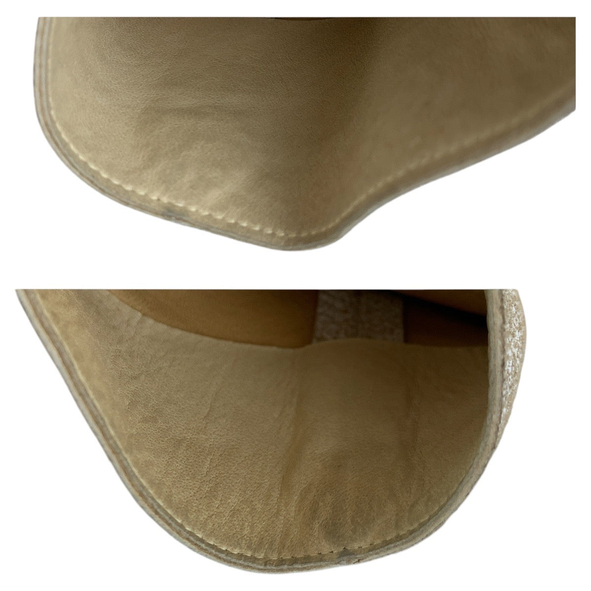 18054
CHANEL シャネル ココマーク 03P アイボリー ラムスキン レザージャケット テーラードジャケット レディース ABP98