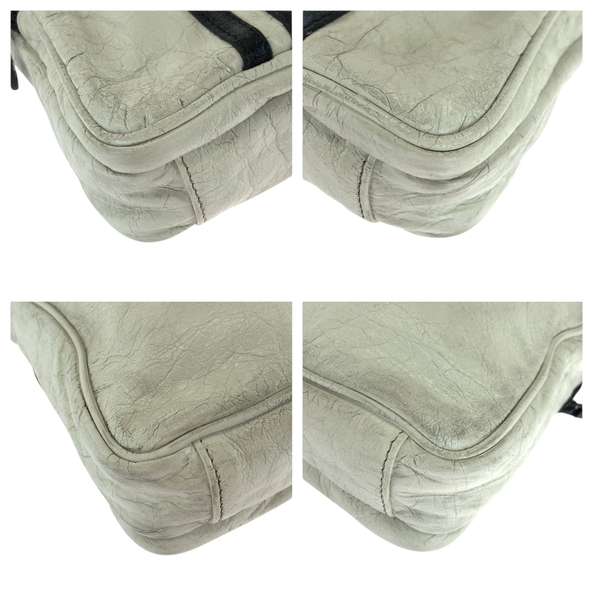 18055
BALENCIAGA バレンシアガ アディダスコラボ スリーストライプ 男女兼用 ホワイト ブラック ホワイト金具 レザー 721850 ショルダーバッグ ポシェット  メンズ A75