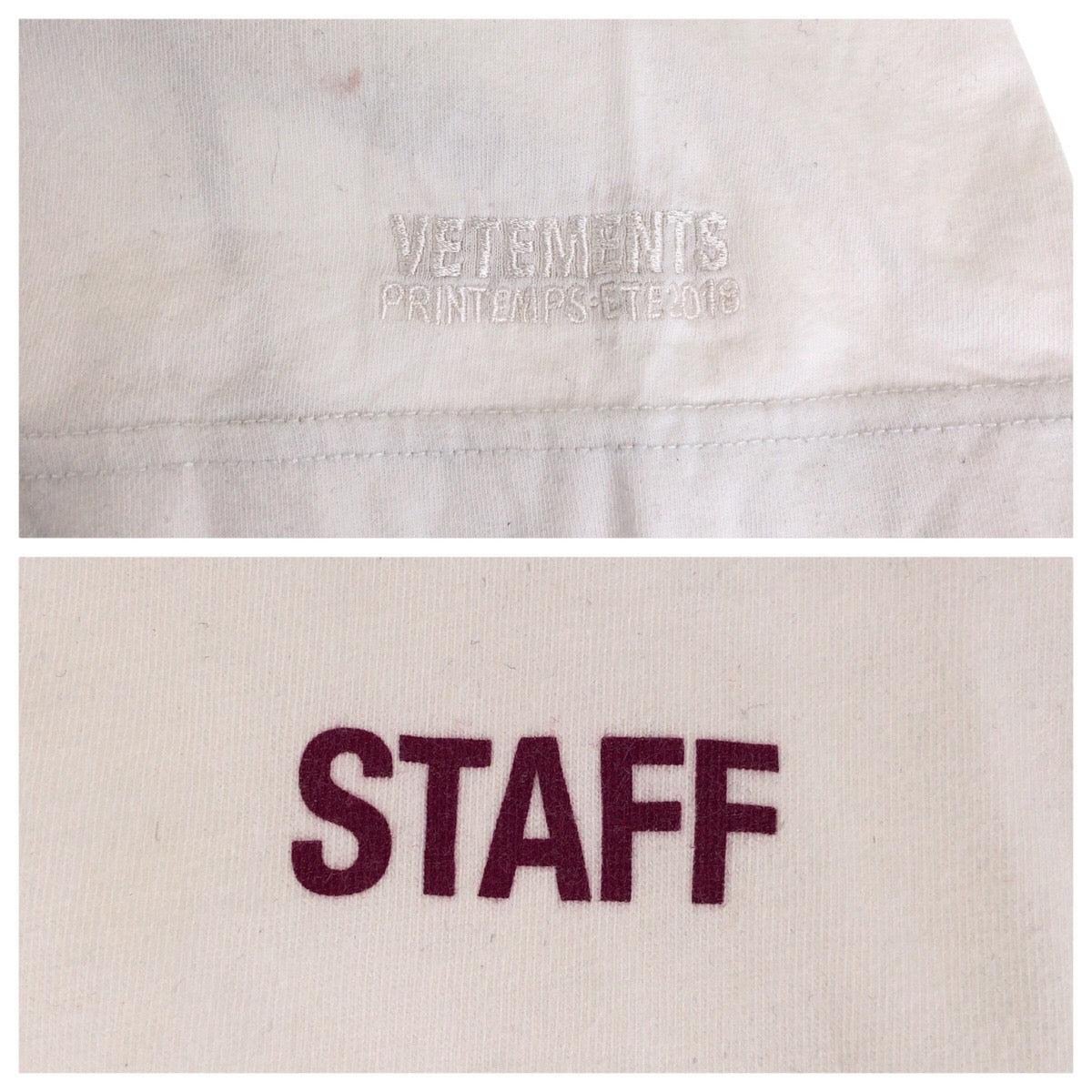 18060
VETEMENTS ヴェトモン コットン 半袖Ｔシャツ  メンズ AB13
