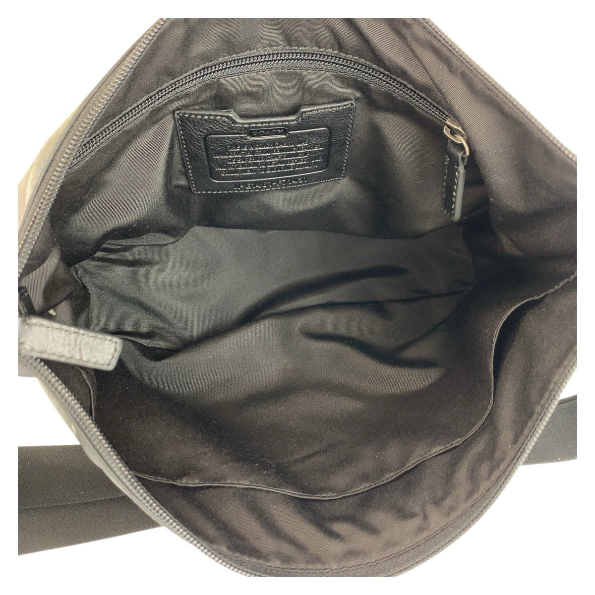 18067
COACH コーチ ブラック 黒 シルバー金具 レザー F71431 ショルダーバッグ メッセンジャーバッグ  メンズ
