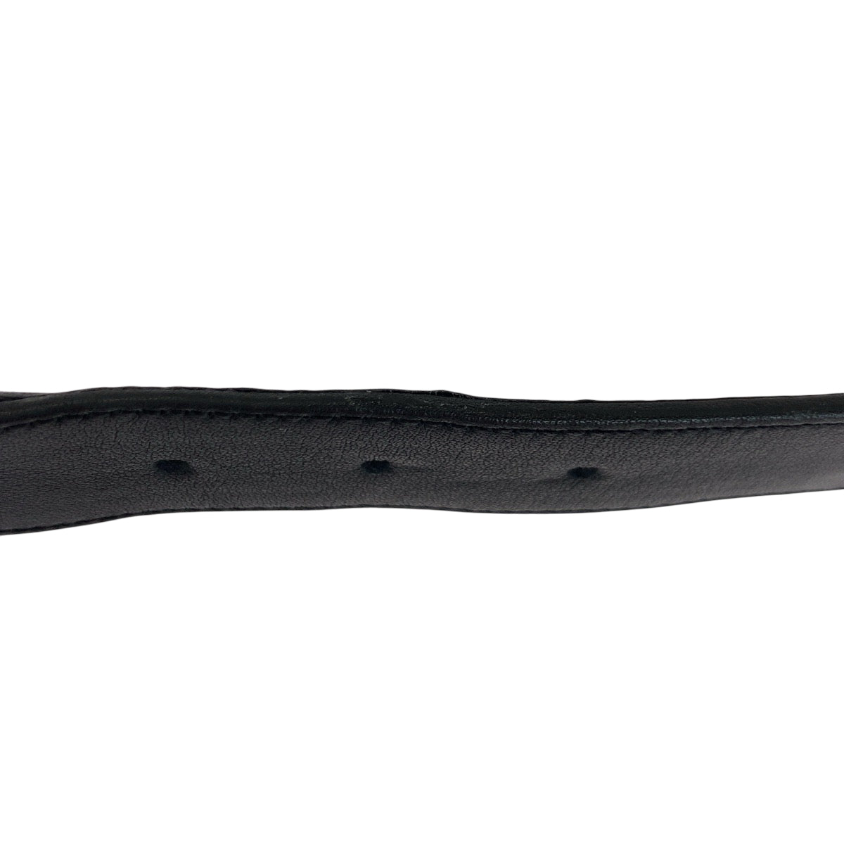 18077
CHANEL シャネル ヴィンテージ 75/30 ブラック 黒 ゴールド金具 レザー チェーンベルト 96 P刻印 レディース ABP98