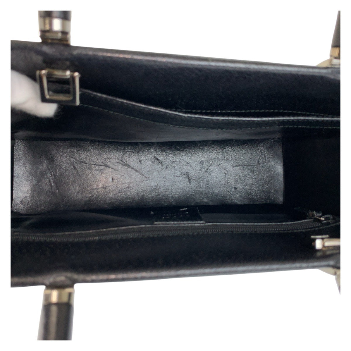 18084
GUCCI グッチ バンブー ブラック 黒 ゴールド金具 レザー 002 1035 ハンドバッグ トートバッグ ショルダーバッグ 2way  レディース A58