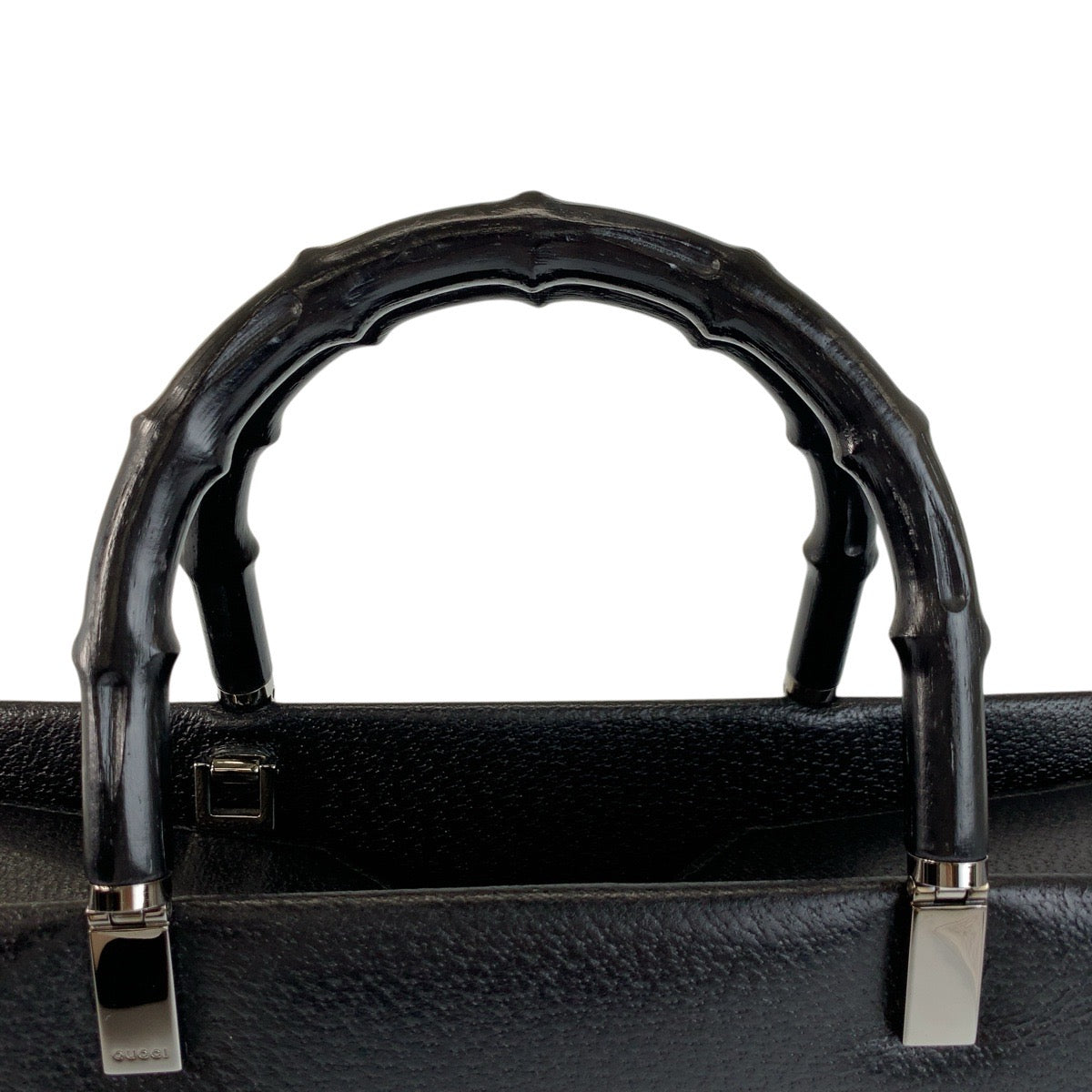 18084
GUCCI グッチ バンブー ブラック 黒 ゴールド金具 レザー 002 1035 ハンドバッグ トートバッグ ショルダーバッグ 2way  レディース A58