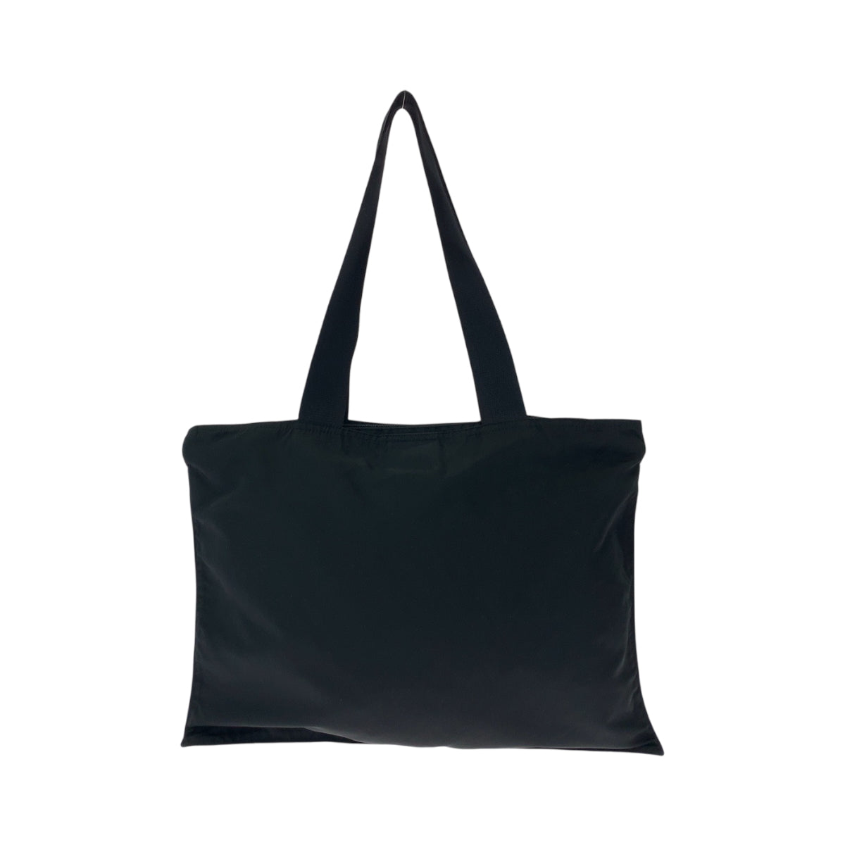 18085
PRADA プラダ テスート 三角ロゴプレート ブラック 黒 シルバー金具 ナイロン トートバッグ ハンドバッグ  レディース ABP39